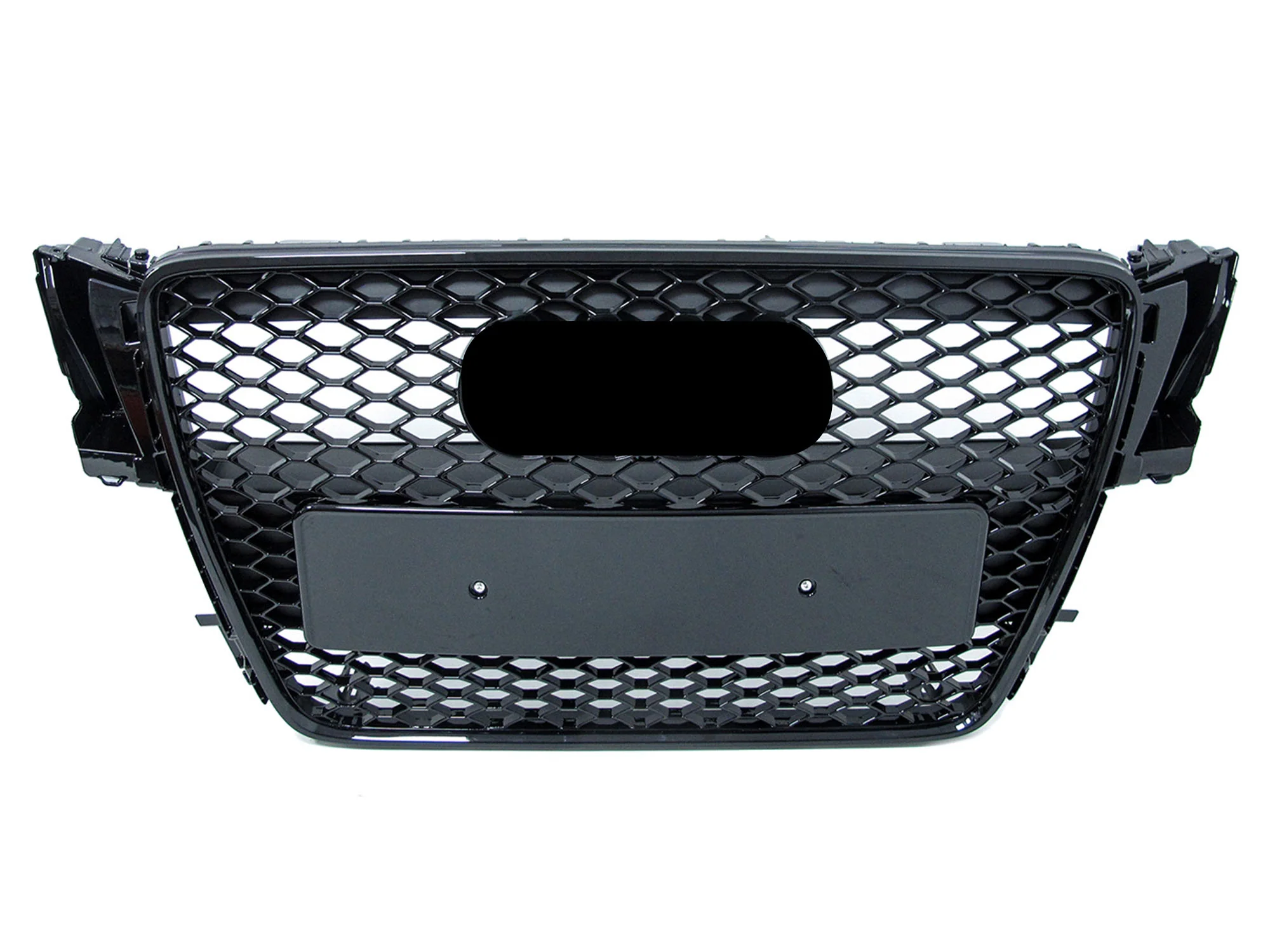 Gloss Black Honeycomb Front Grille For AUDI A5 B8 S5 8T 2008 2009-2012 - Image 6