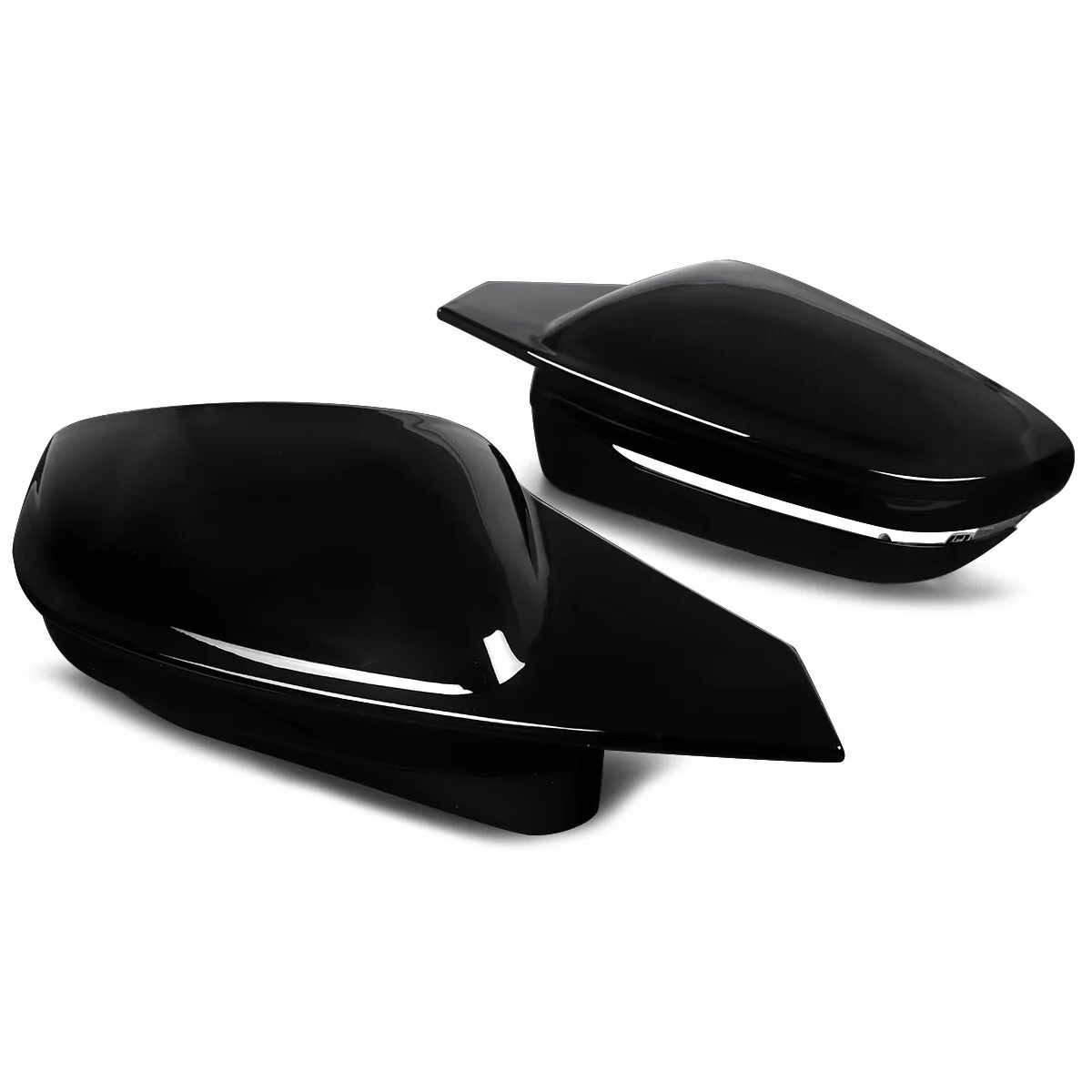 Gloss Black M Style Wing Mirror Covers For 2019-2025 BMW 3 Series G20 G21 M340i - Image 5