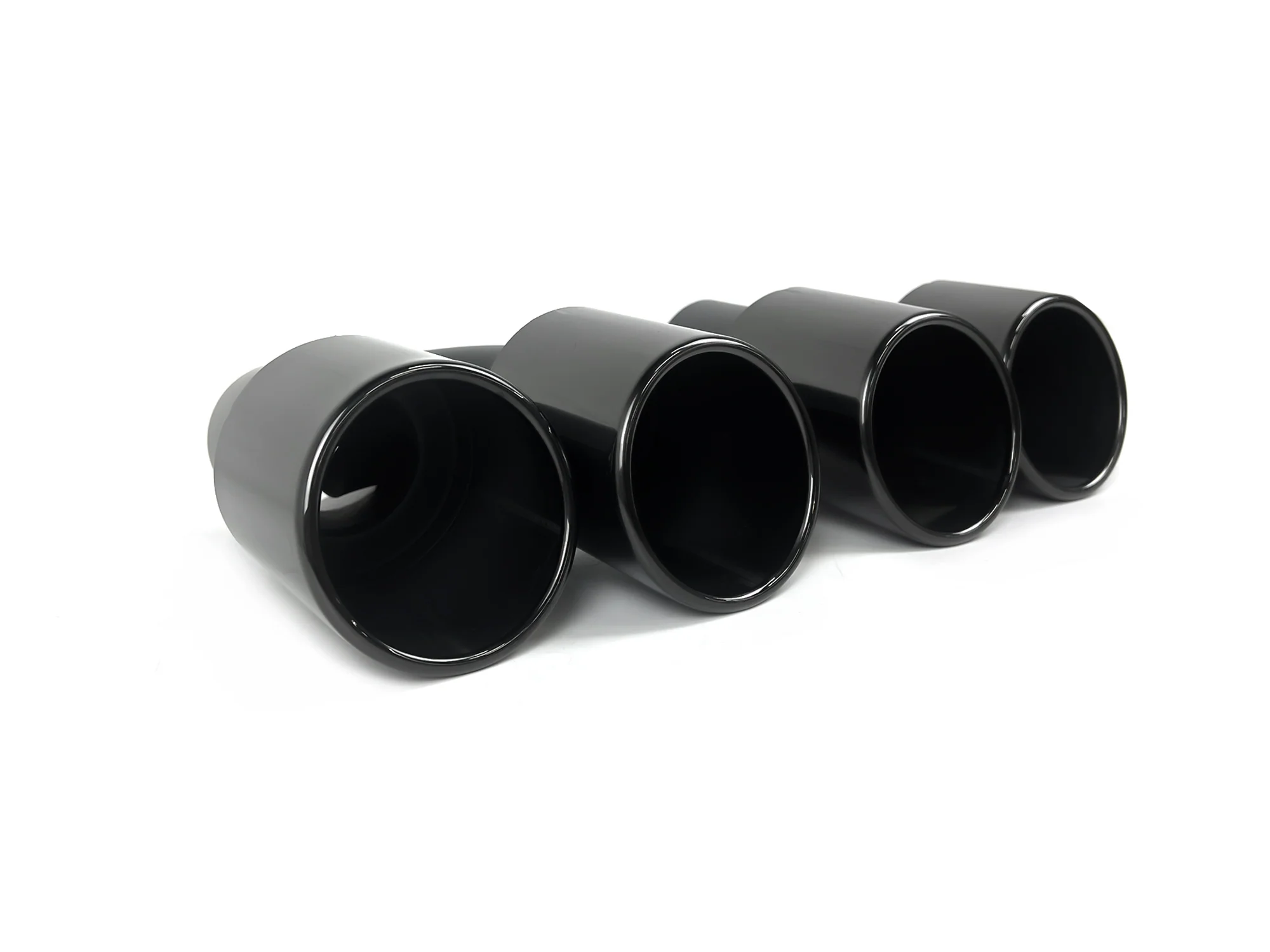 Gloss Black M5 Style Rear Diffuser + Exhaust Tips For BMW G30 540i M-Sport 2017-2023 - Image 10