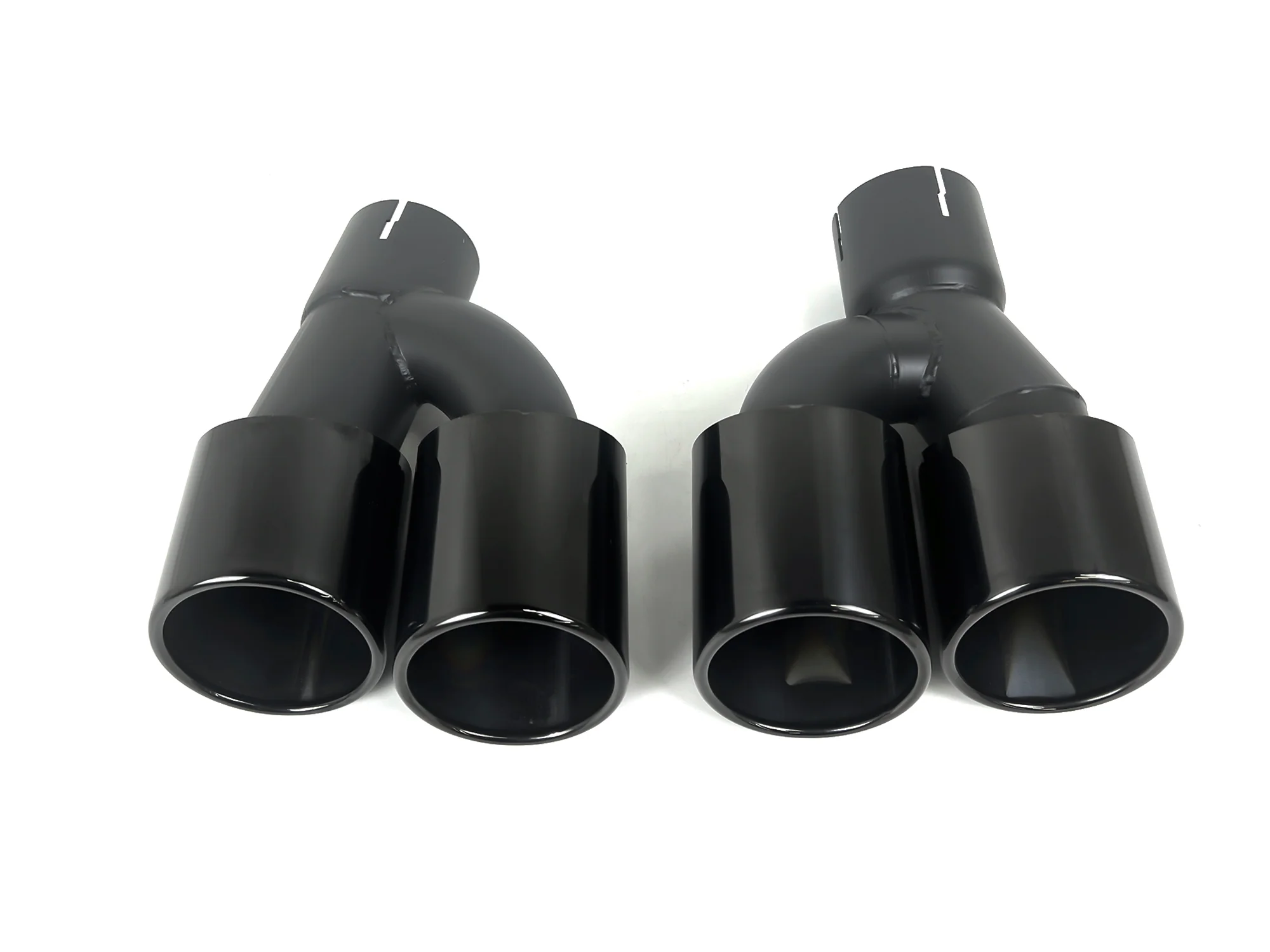 Gloss Black M5 Style Rear Diffuser + Exhaust Tips For BMW G30 540i M-Sport 2017-2023 - Image 9