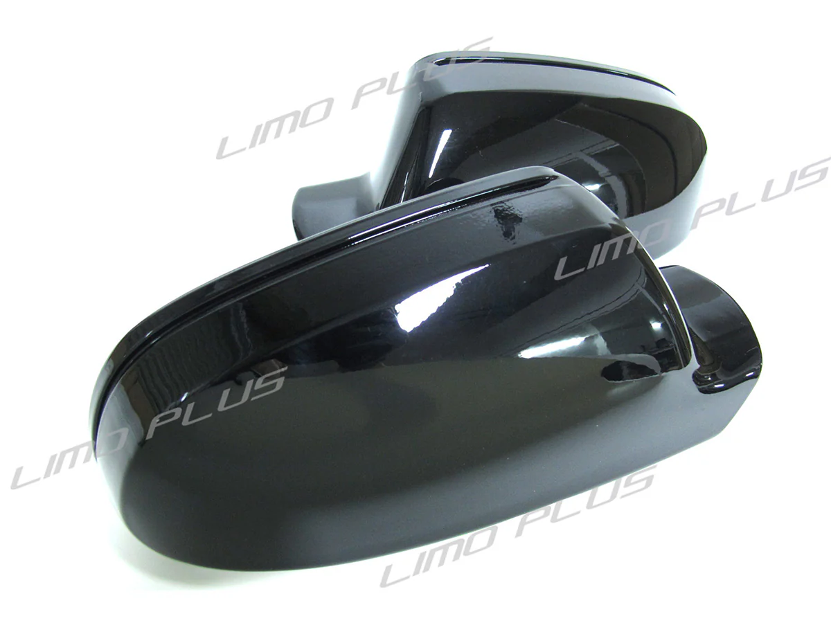 Pair For 2013-2016 AUDI A4 S4 RS4 A5 8T S5 B8.5 Gloss Black Mirror Caps Cover w/o Lane Assist - Image 10