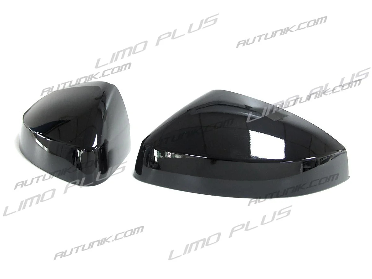 2x For 2013-2020 AUDI A3 8V S3 RS3 No Lane Assist Gloss Black Side Mirror Cover Caps Replacement - Image 7