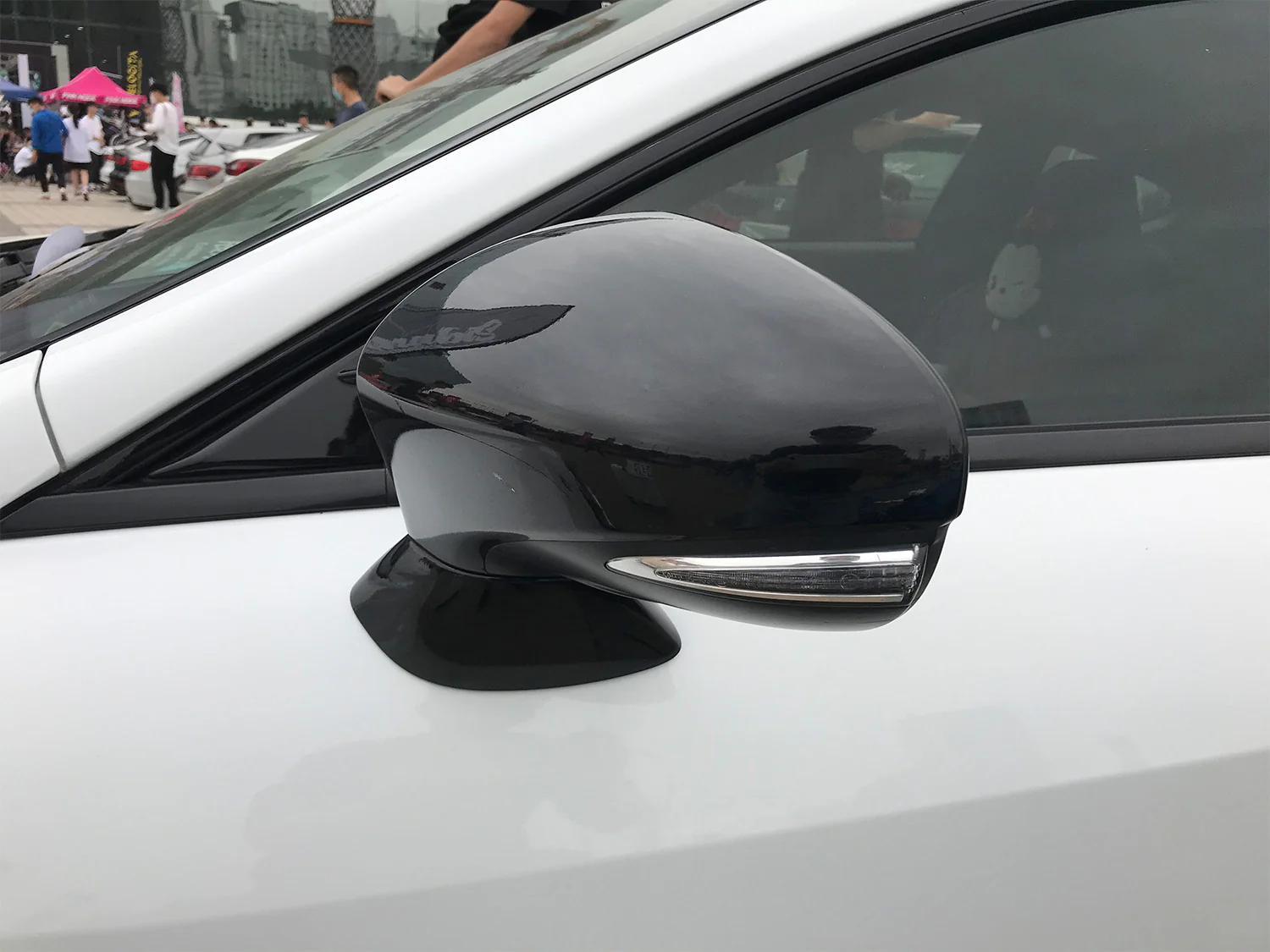 Replacement for Lexus IS ES GS LS CT RC F IS300 IS350 Gloss Black Side Mirror Cover Caps - Image 4