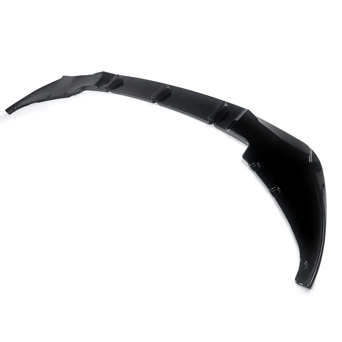 Gloss Black R Style Front Bumper Lip Spoiler for 2019–2022 BMW 7-Series G11 G12 w/ M-Sport Bumper - Image 3