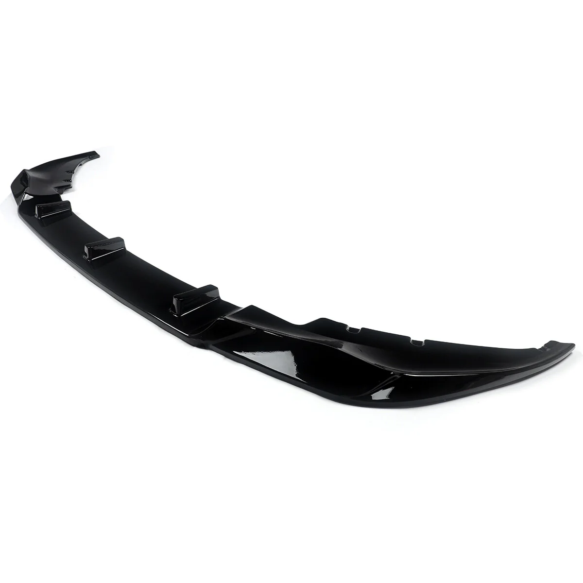 Gloss Black R Style Front Bumper Lip Spoiler for 2019–2022 BMW 7-Series G11 G12 w/ M-Sport Bumper - Image 4