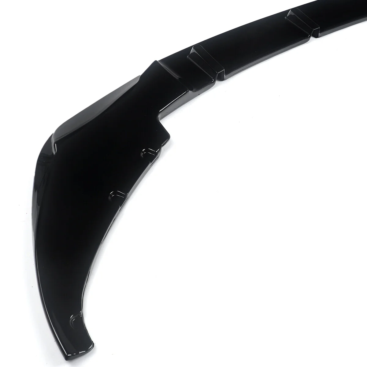 Gloss Black R Style Front Bumper Lip Spoiler for 2019–2022 BMW 7-Series G11 G12 w/ M-Sport Bumper - Image 7