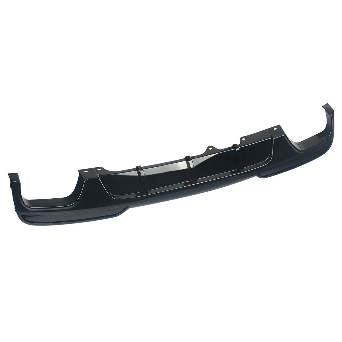Gloss Black Rear Bumper Diffuser Splitter For BMW F10 5 Series 530i 550i 2011-2016 - Image 4