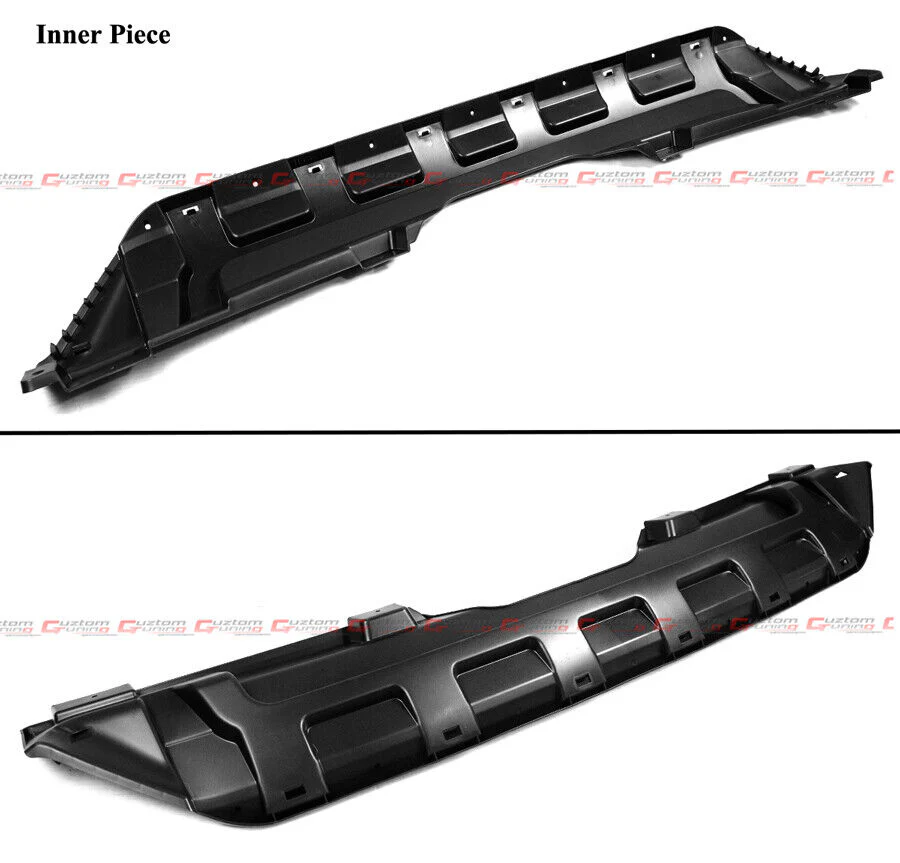 Gloss Black Rear Bumper Diffuser W/Corner Extension For BMW X5 F15 M Sport 2015-2018 - Image 5