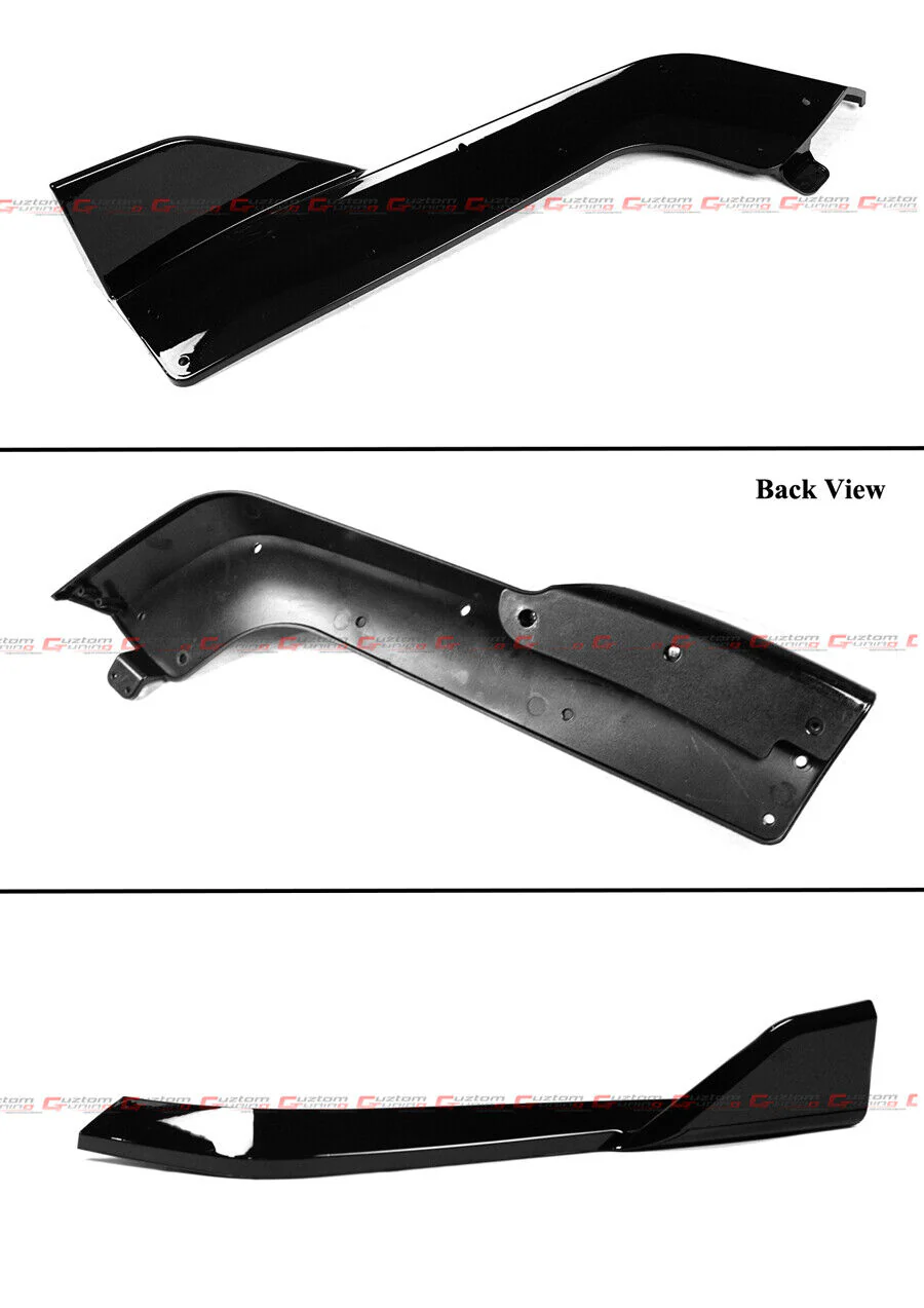 Gloss Black Rear Bumper Diffuser W/Corner Extension For BMW X5 F15 M Sport 2015-2018 - Image 6