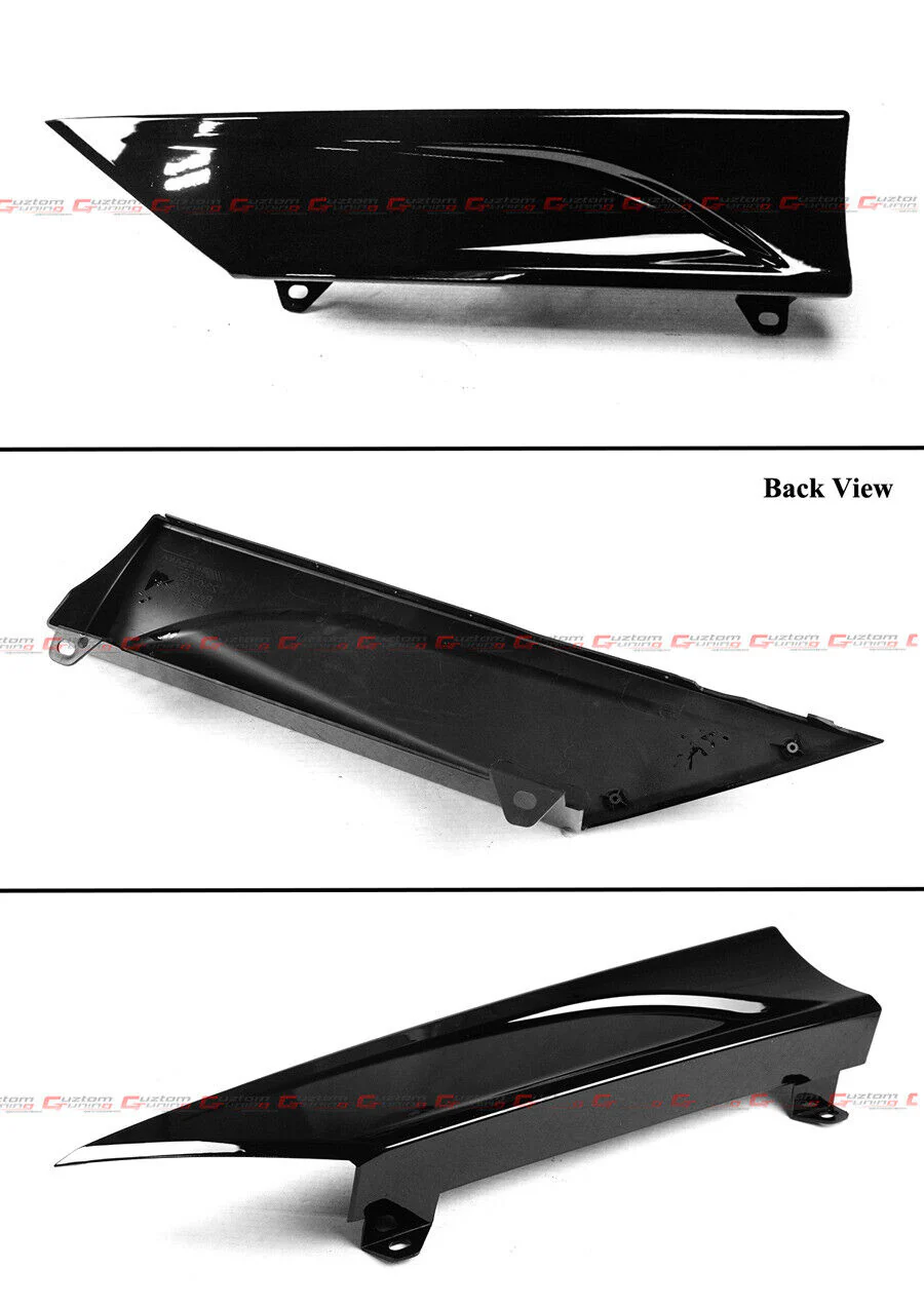Gloss Black Rear Bumper Diffuser w/ Corner Extensions for Honda Accord 2023-2026 - Image 5