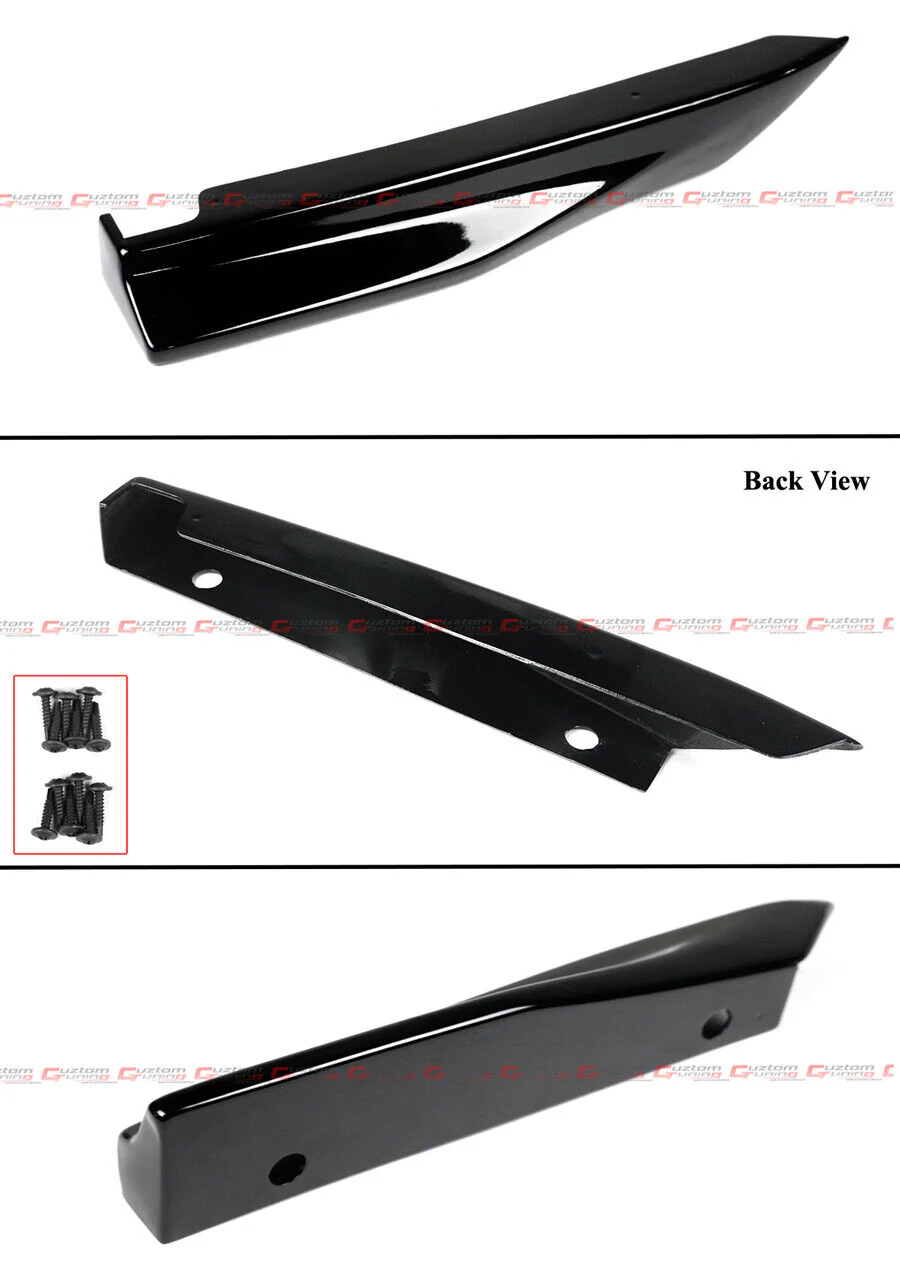 Gloss Black Rear Bumper Diffuser w/ LED fit for 2022-2026 Honda Civic SEDAN - Image 4