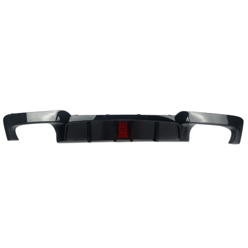 Gloss Black LED Light Rear Diffuser for BMW F10 Sedan 528i 530i M-Sport 2011-2016 - Image 12