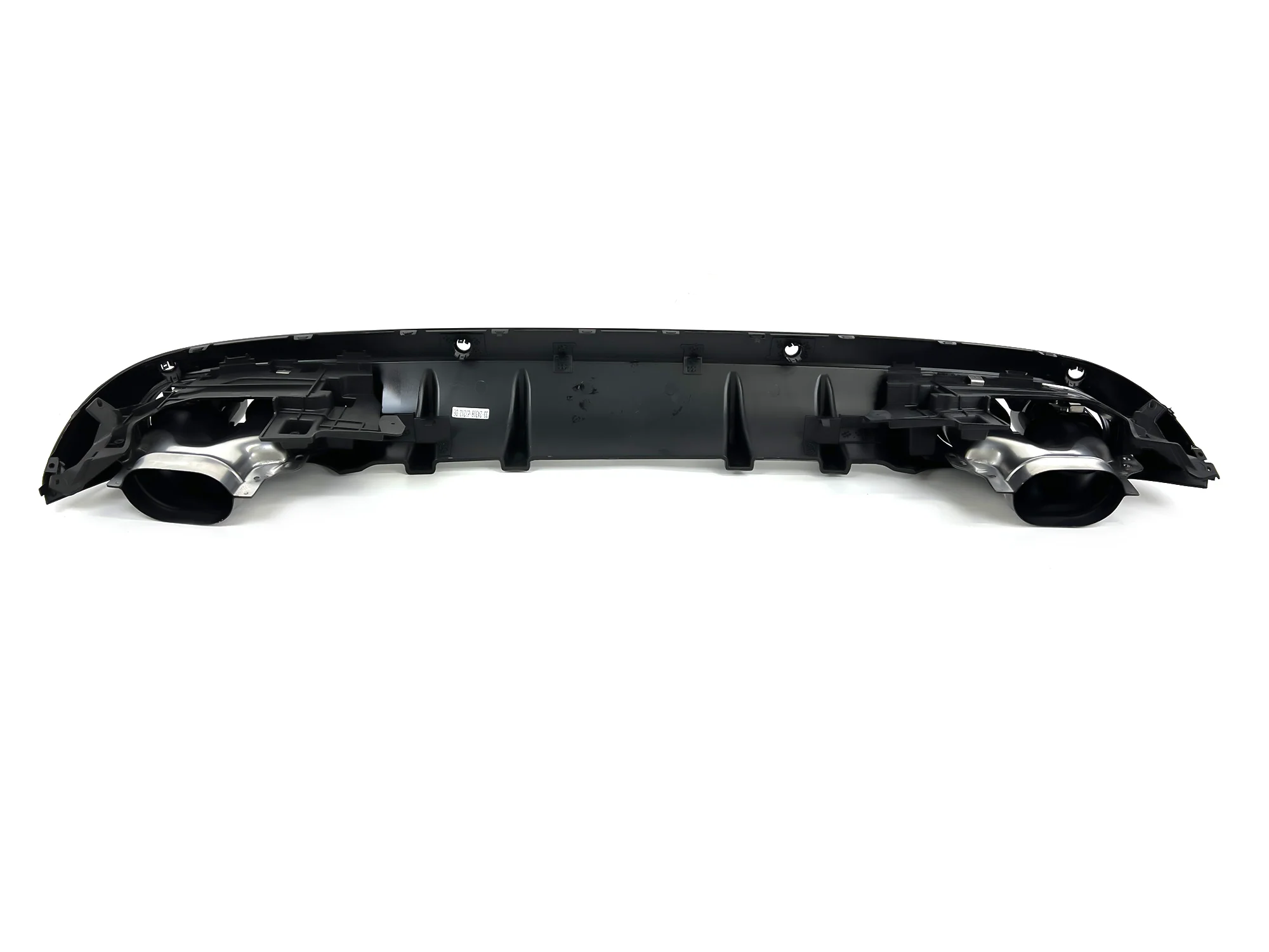 C43 Style Gloss Black Rear Diffuser + Exhaust Tips For Mercedes W205 C200 C300 C350 Non-AMG Sedan 2015-2021 - Image 9