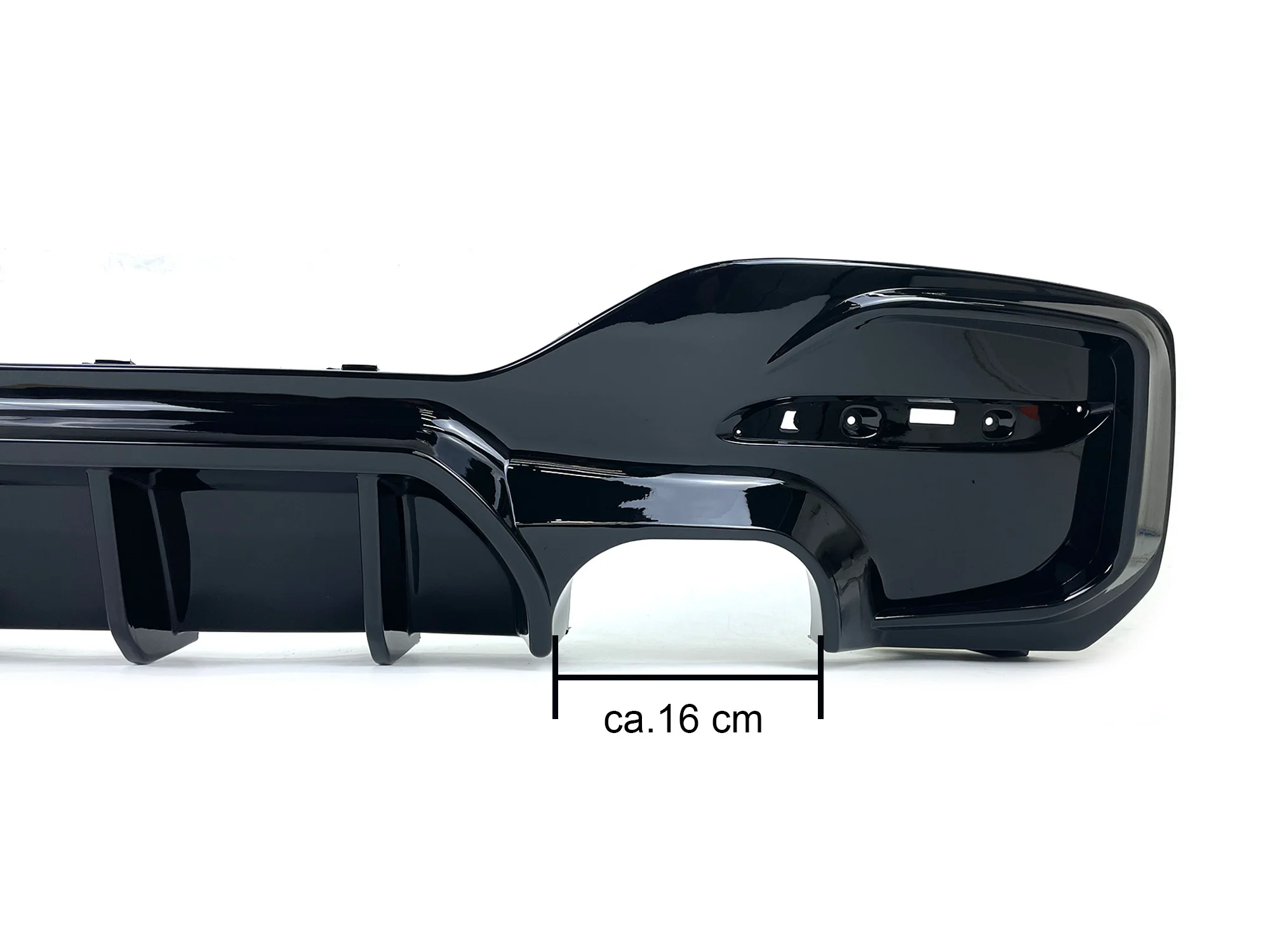 Gloss Black Rear Diffuser for BMW 1 Series F20 LCI 120i 125 M135i & M140i M-Sport 2015-2019 - Image 13