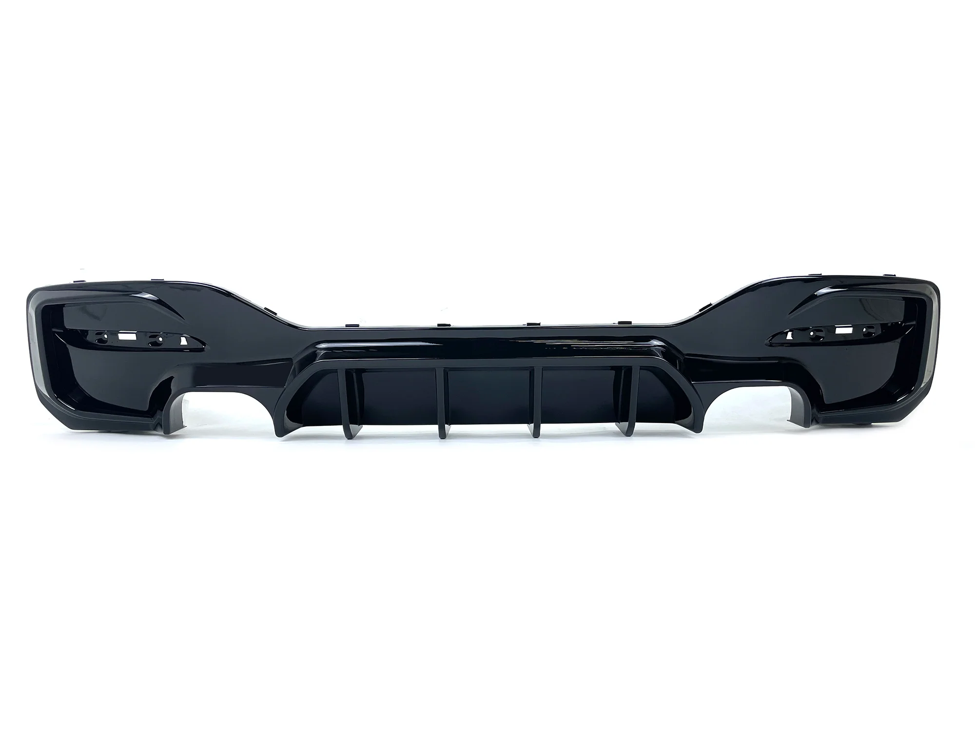 Gloss Black Rear Diffuser for BMW 1 Series F20 LCI 120i 125 M135i & M140i M-Sport 2015-2019 - Image 4