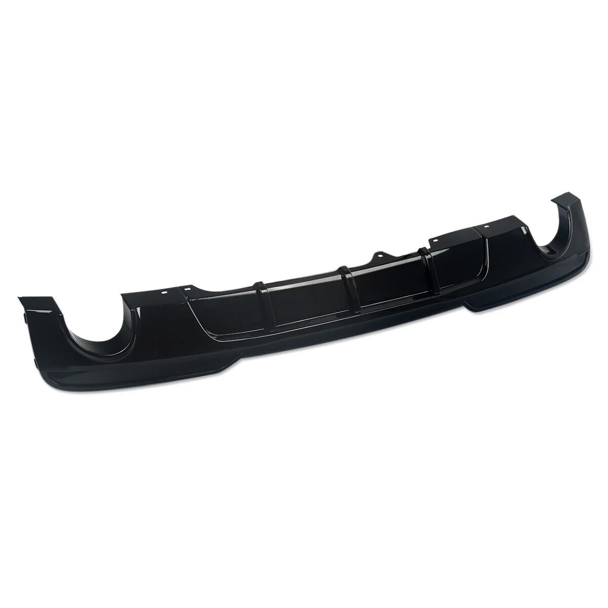 Gloss Black Rear Diffuser For BMW 5 Series F10 535i M Sport 2010-2016 - Image 5
