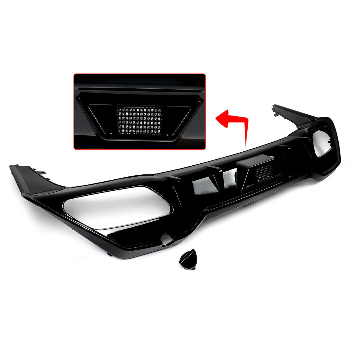 Gloss Black Rear Diffuser For BMW 8 Series G16 840i M850i M-Sport 2020-2024 - Image 2