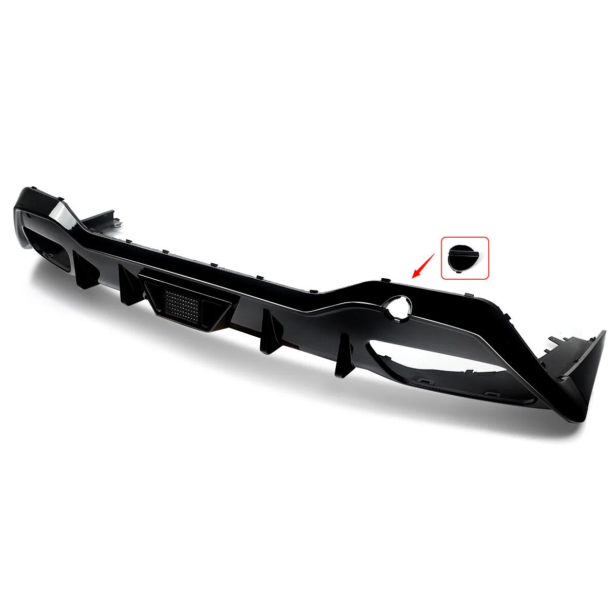 Gloss Black Rear Diffuser For BMW 8 Series G16 840i M850i M-Sport 2020-2024 - Image 8