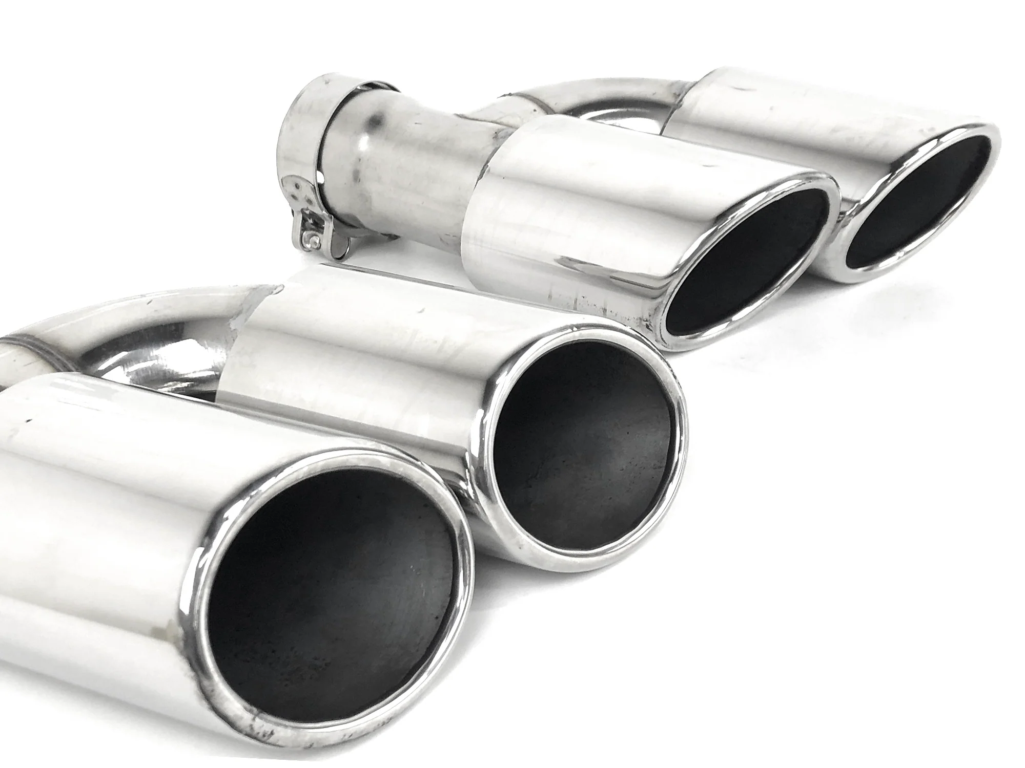 Gloss Black Rear Bumper Diffuser + Exhaust Tips for Audi S5 A5 B9.5 S-line 2020-2025 - Image 15