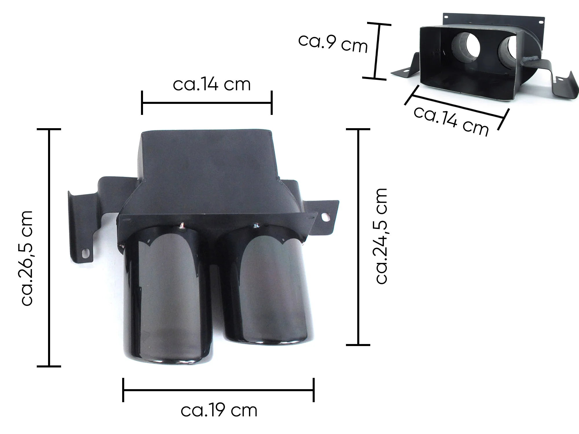 Gloss Black Rear Diffuser w/ Tips for Mercedes W223 S500 S580 AMG 2021–2025 - Image 15