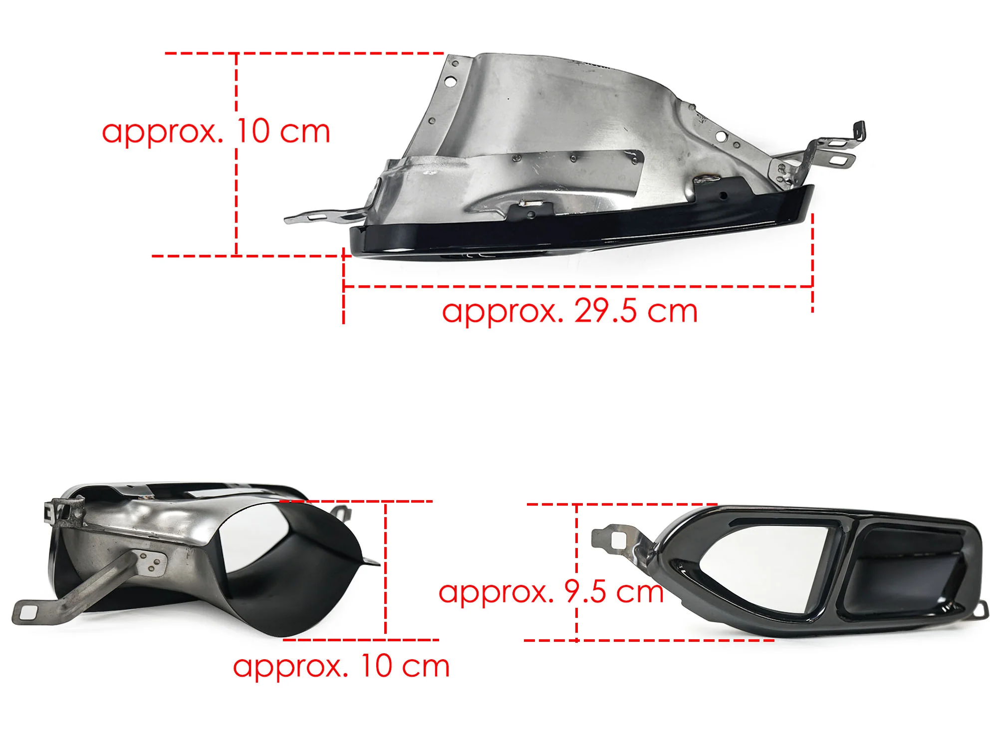 Gloss Black Rear Exhaust Tips for BMW 7 Series M Sport G11/G12 2016–2019 - Image 12