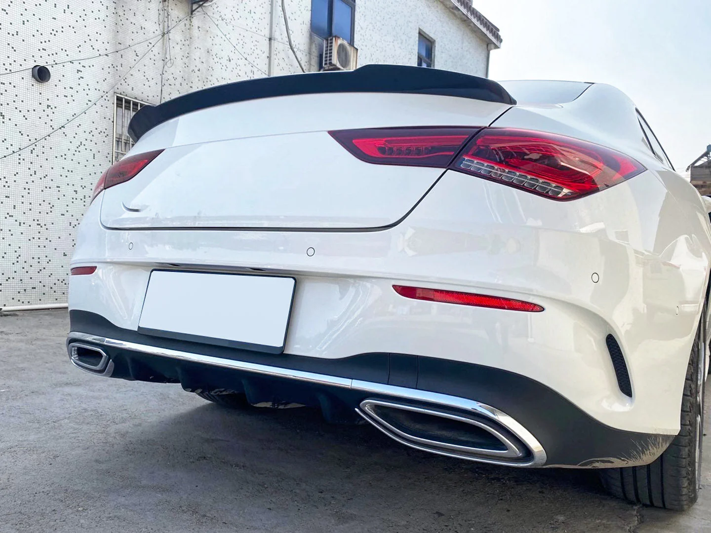Gloss Black Rear Trunk Spoiler For 2020-2023 Mercedea CLA C118 W118 CLA250 CLA35 CLA45 sp68 - Image 3