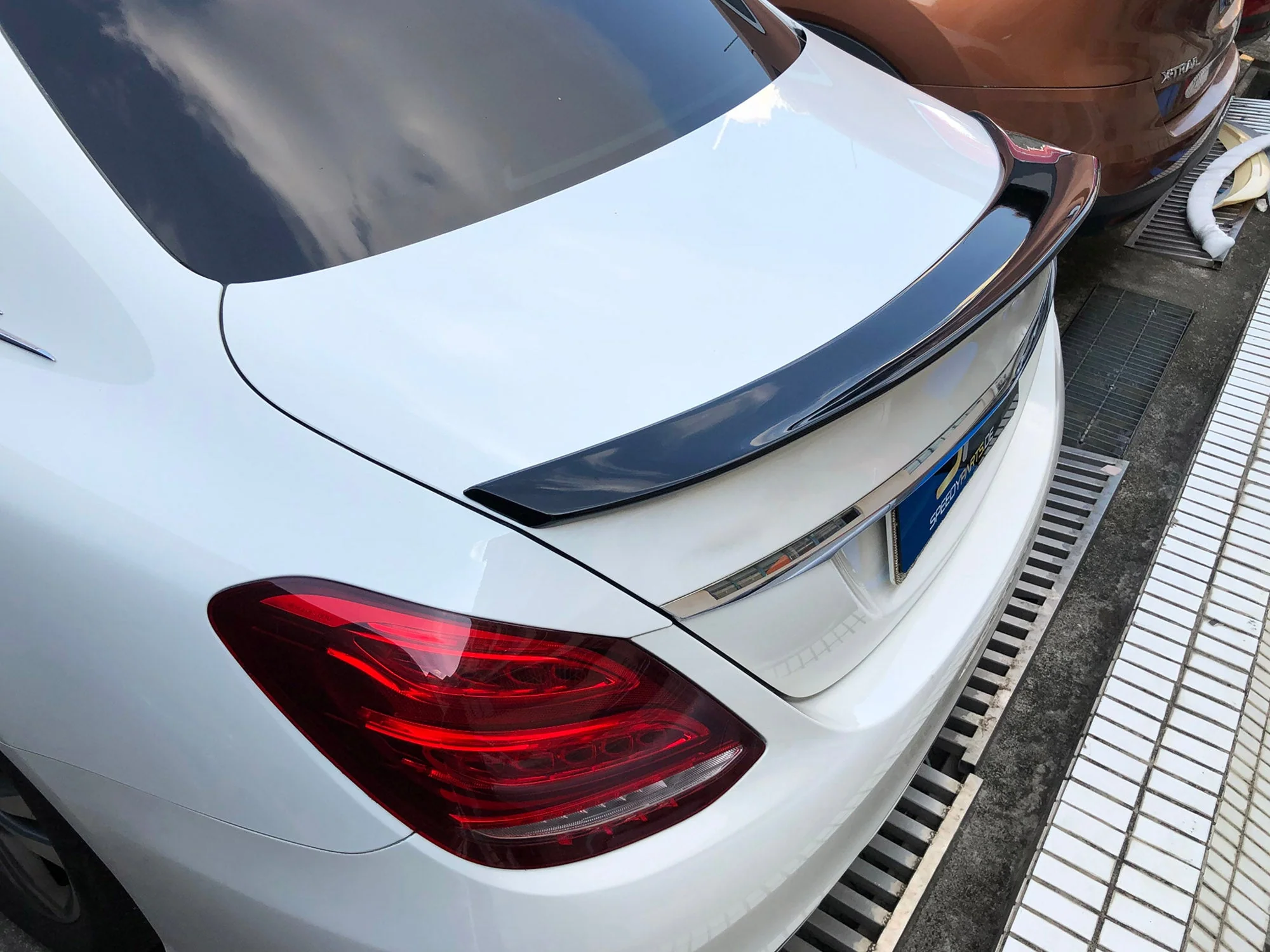 Gloss Black Highkick Rear Spoiler For Mercedes W205 4DR Sedan C300 C450 C43 2015-2021 - Image 3
