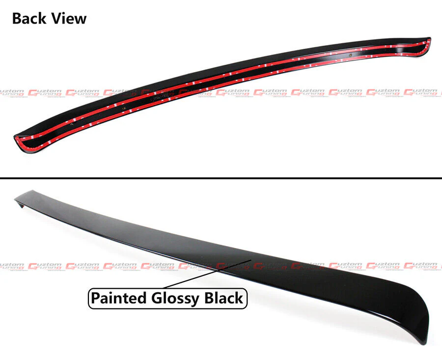 Gloss Black Rear Window Roof Spoiler Wing fit for 2025+ Toyora Camry 9th LE XLE SE XSE - Image 2