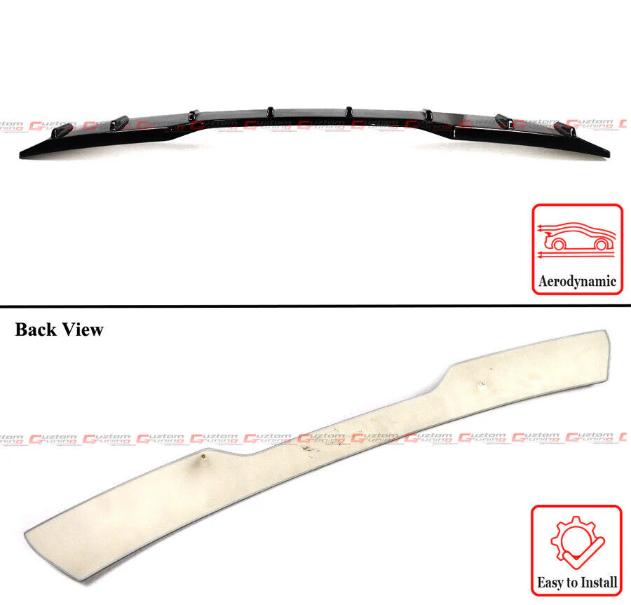 Gloss Black Rear Window Roof Spoiler Wing For 2022-2026 Honda Civic Hatchback - Image 2