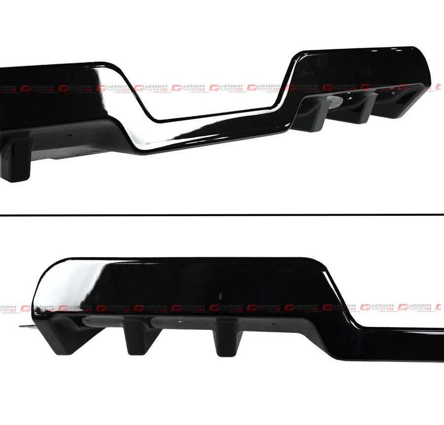Gloss Black Shark Fin Rear Bumper Diffuser Fit For 2022-2026 Subaru WRX - Image 3