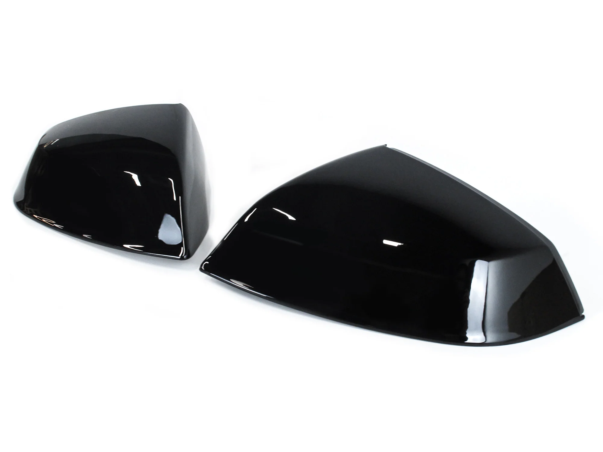 Glossy Black Side Mirror Cover Caps for Audi Q5 SQ5 2018–2025 No Side Assist - Image 3