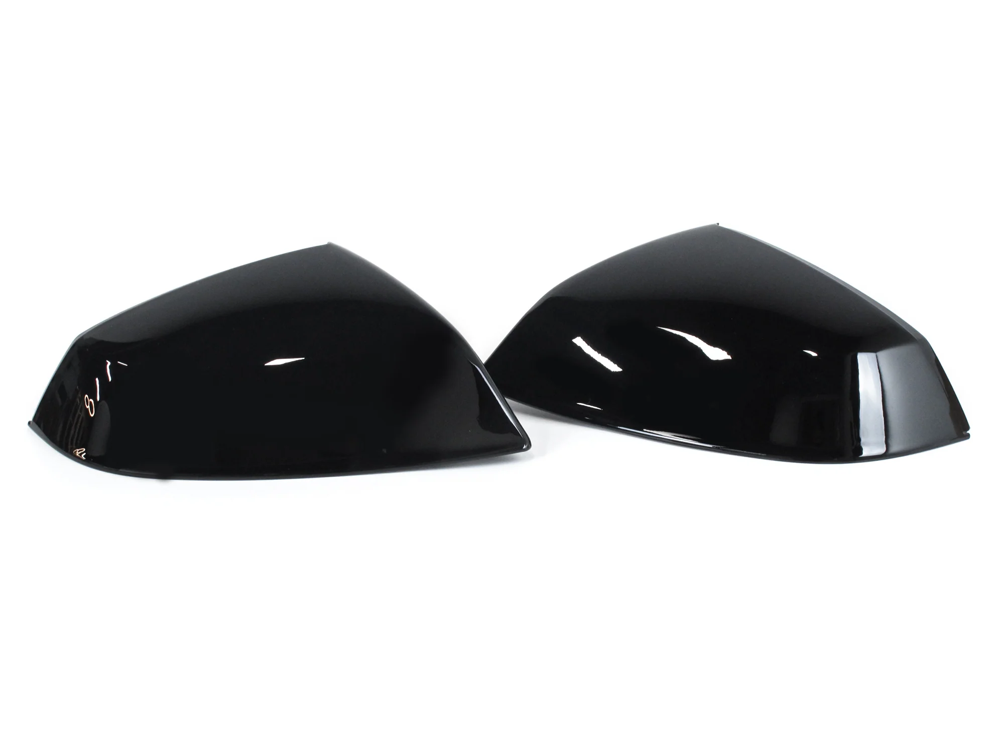 Glossy Black Side Mirror Cover Caps for Audi Q5 SQ5 2018–2025 No Side Assist - Image 5