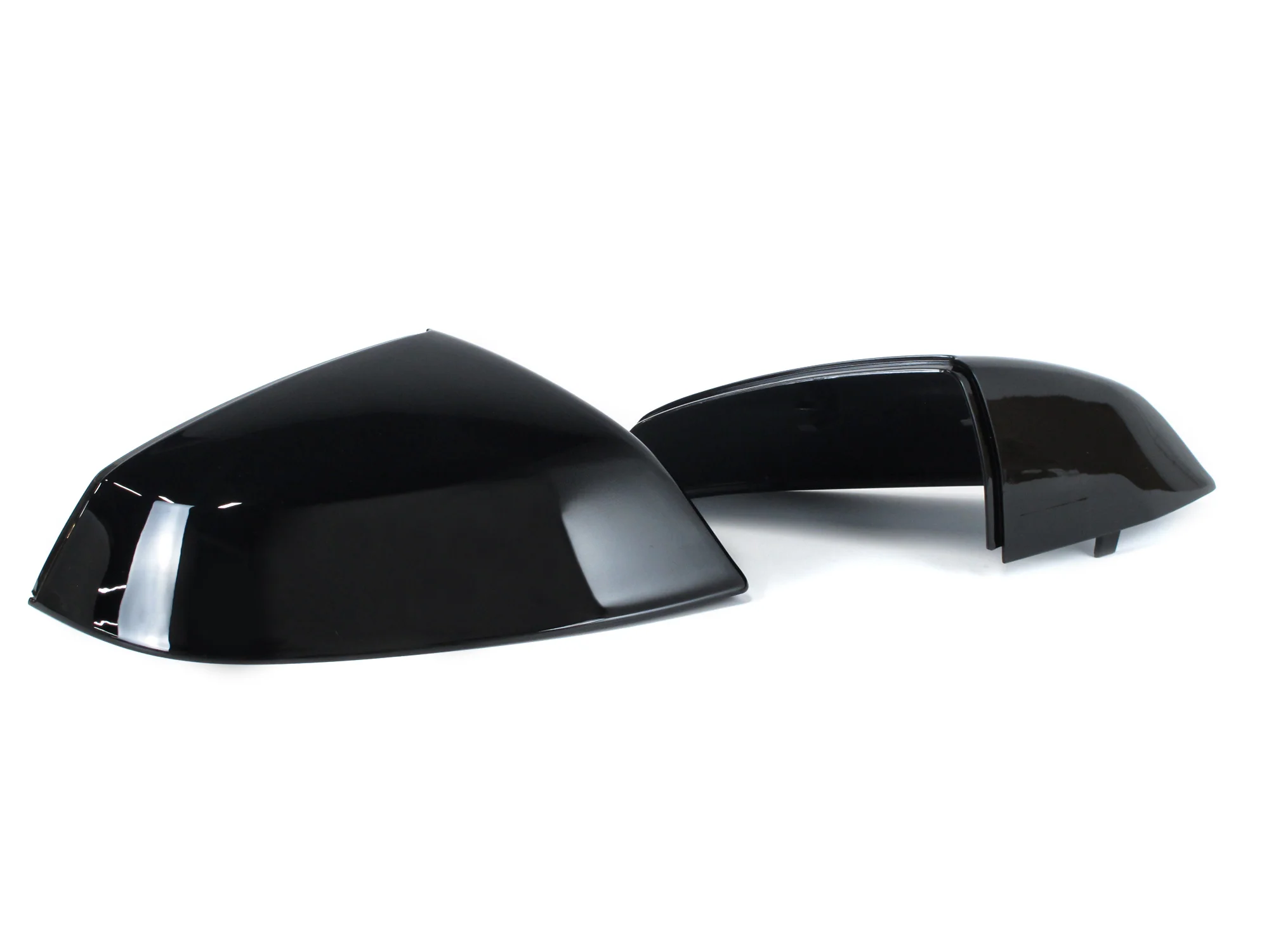 Glossy Black Side Mirror Cover Caps for Audi Q5 SQ5 2018–2025 No Side Assist - Image 8