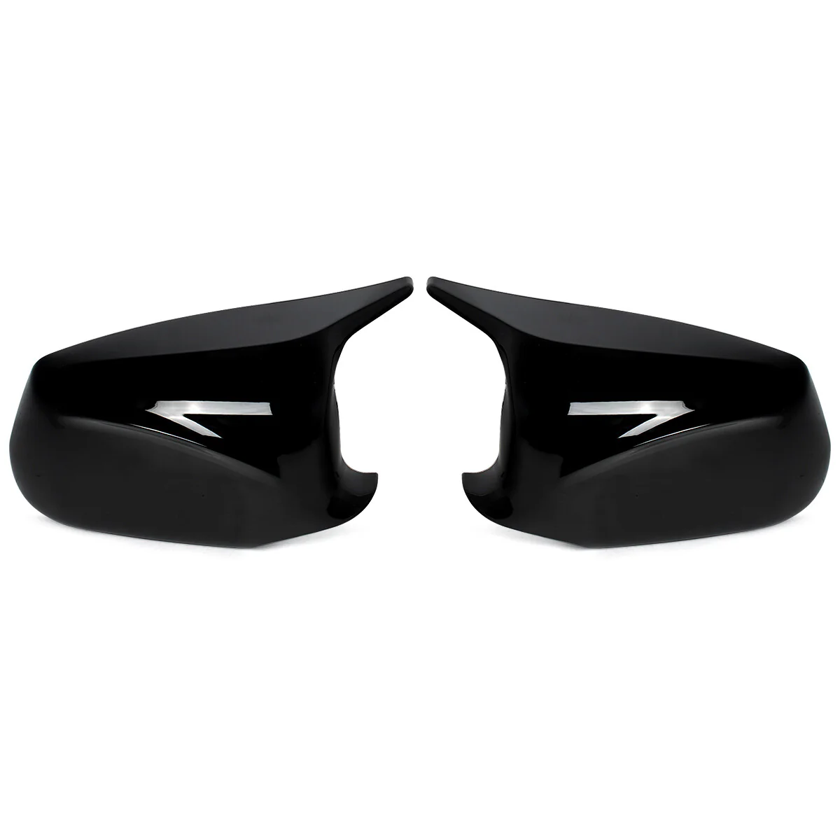 Gloss Black Side Mirror Cover Caps Replacement For BMW 5 Series F10 F11 2011-2013 Pre-LCI - Image 4