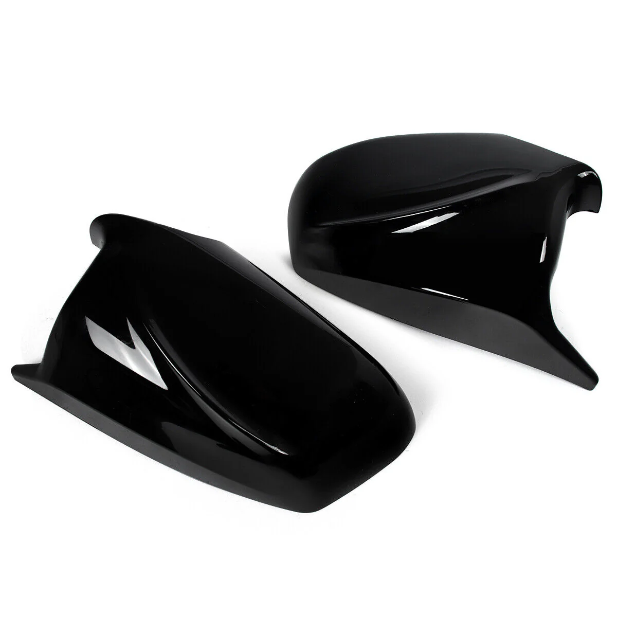 Gloss Black Side Mirror Cover Caps Replacement For BMW 5 Series F10 F11 2011-2013 Pre-LCI - Image 5