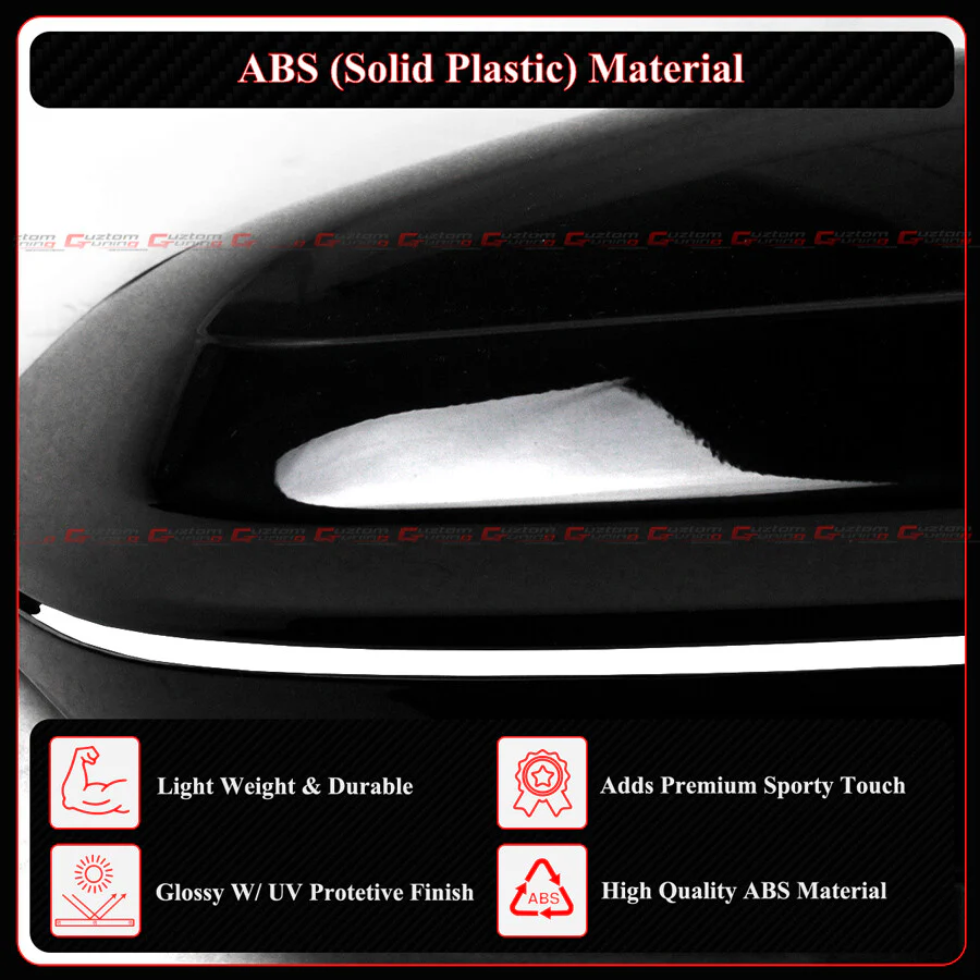 Gloss Black Side Mirror Covers Cap Replacement For 2023-2026 BMW G60 G70 G90 i5 i7 M5 - Image 4