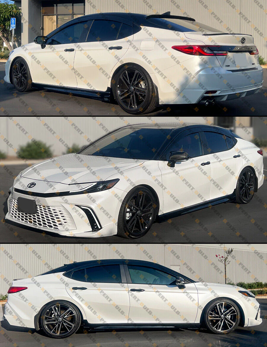 Gloss Black Side Skirt Extension for 2025+ Toyora Camry LE SE XSE XLE - Image 4