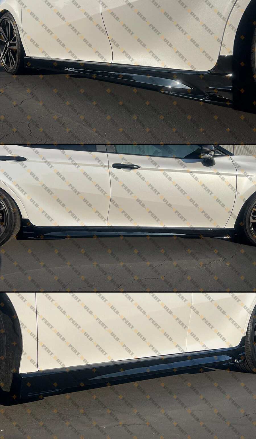 Gloss Black Side Skirt Extension for 2025+ Toyora Camry LE SE XSE XLE - Image 5