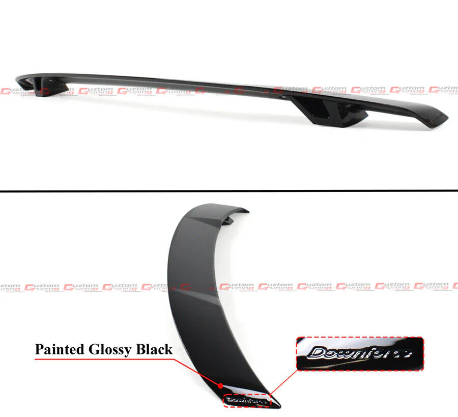 Gloss Black Trunk Lid Spoiler Wing For 2022-2026 Honda Civic 4dr Sedan - Image 3