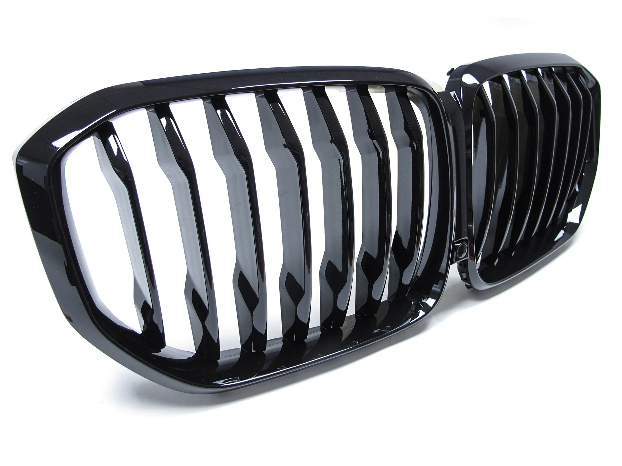 For 2019-2023 BMW X5 40iX 50iX 30dX G05 Gloss Black Front Kidney Grille M Sport - Image 6
