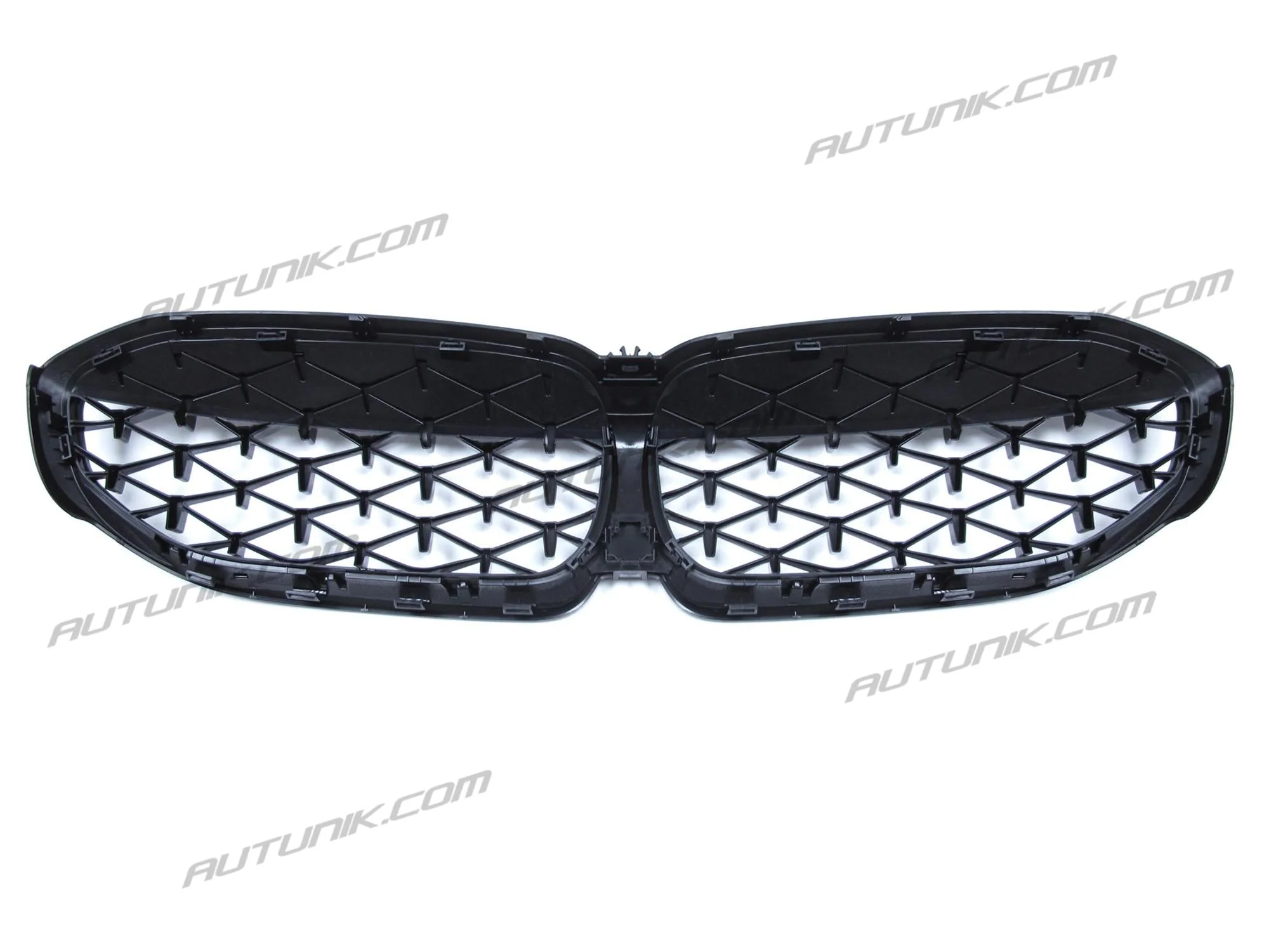 Glossy Black Front Kidney Diamond Grill Grille for BMW G20 320i 330i M340i 2019-2022 - Image 8