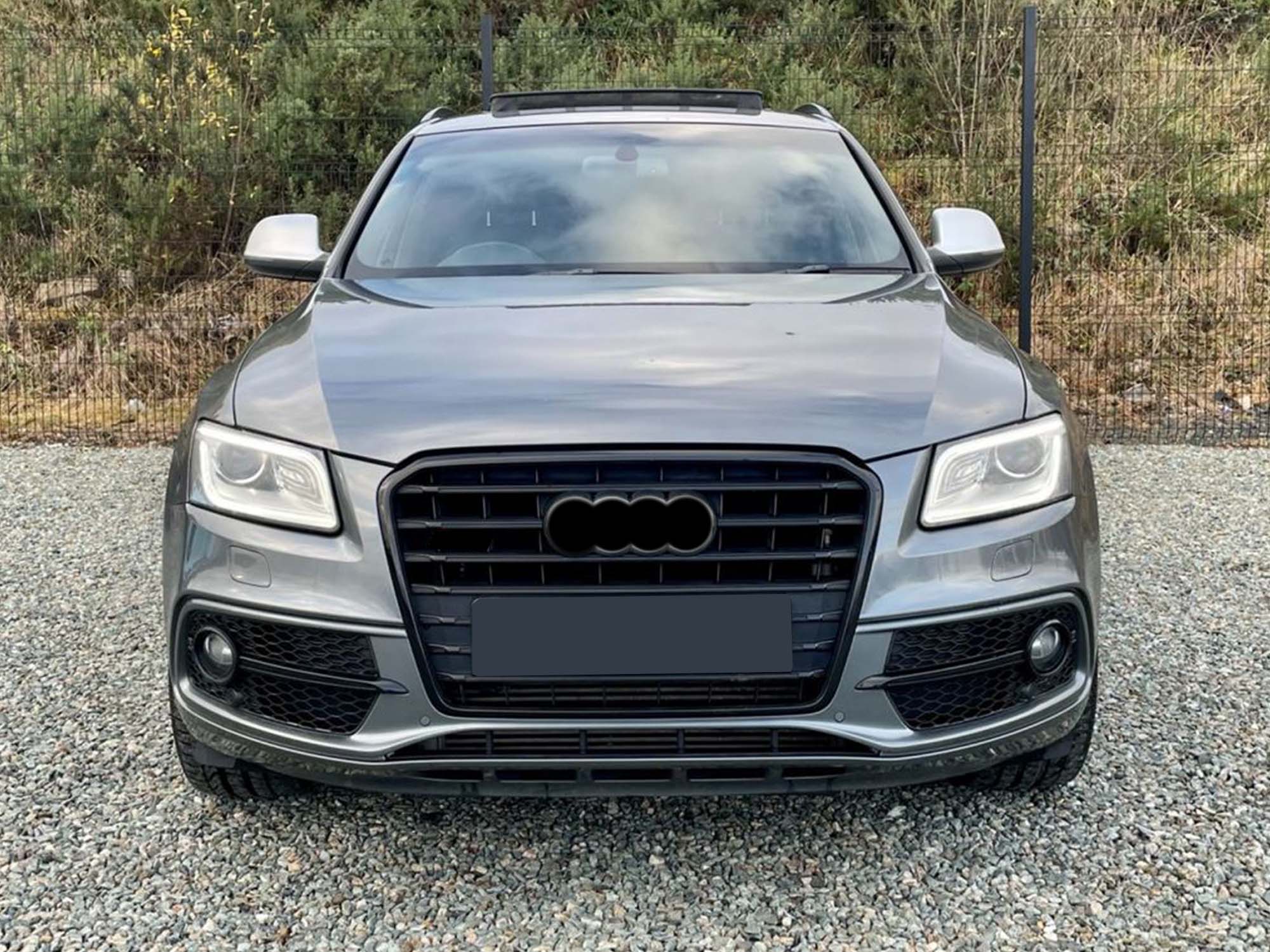 Glossy Black Front Bumper Grille Grill For Audi Q5 2013-2017 Base / S-line - Image 5