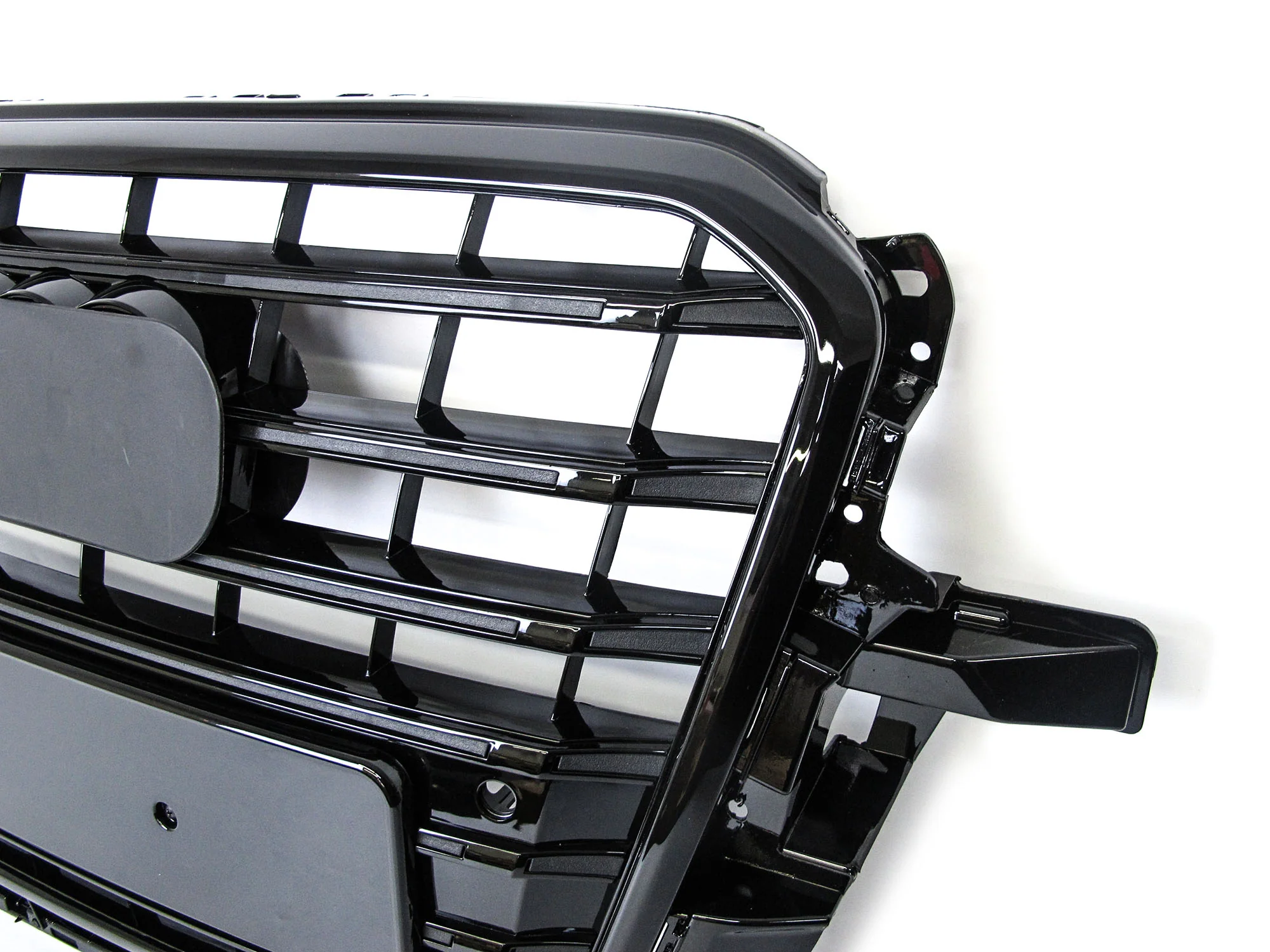 Glossy Black Front Bumper Grille Grill For Audi Q5 2013-2017 Base / S-line - Image 8