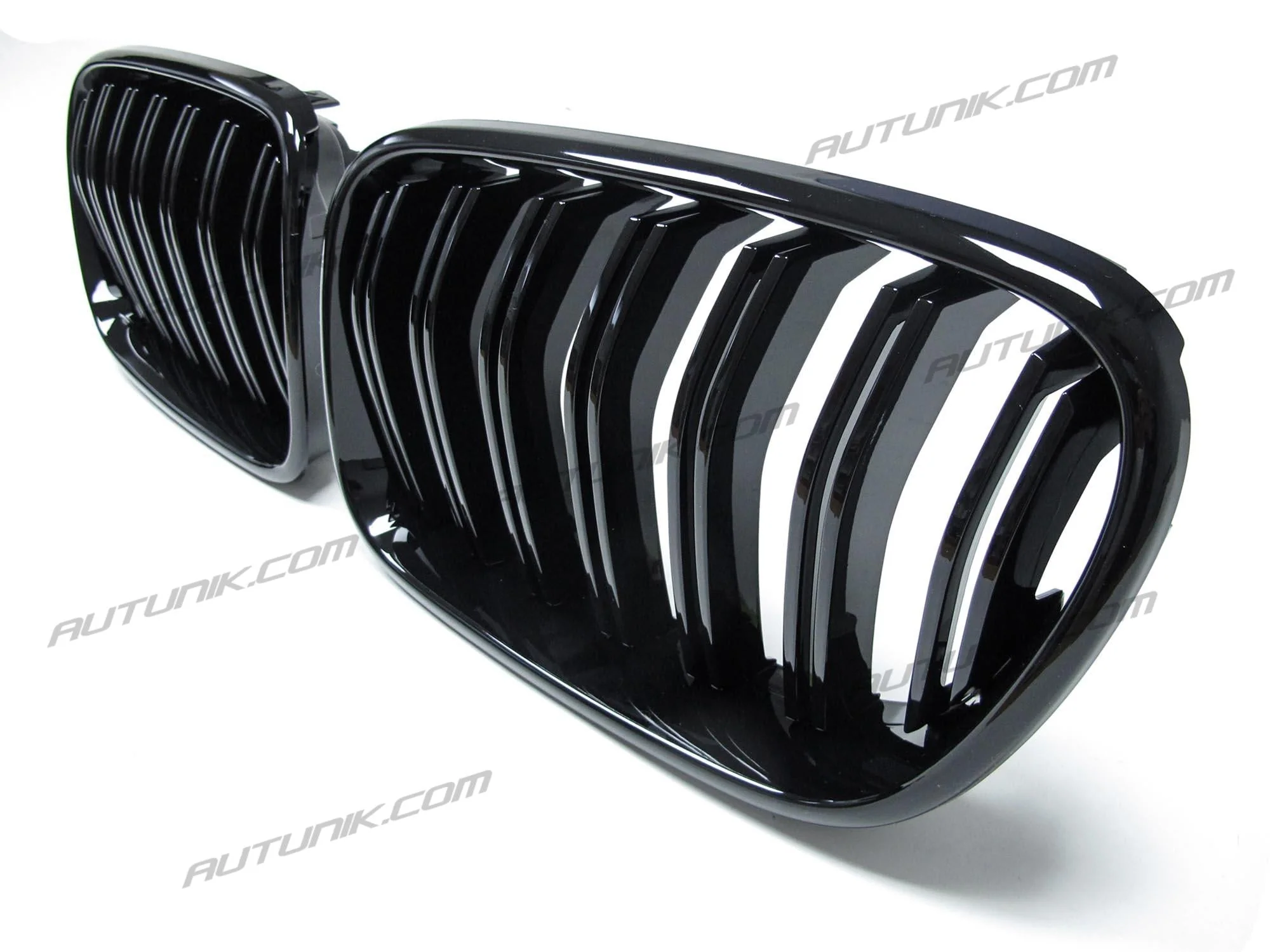 Gloss Black Front Bumper Kidney Grille For BMW X3 F25 Pre-LCI 2011-2014 - Image 5
