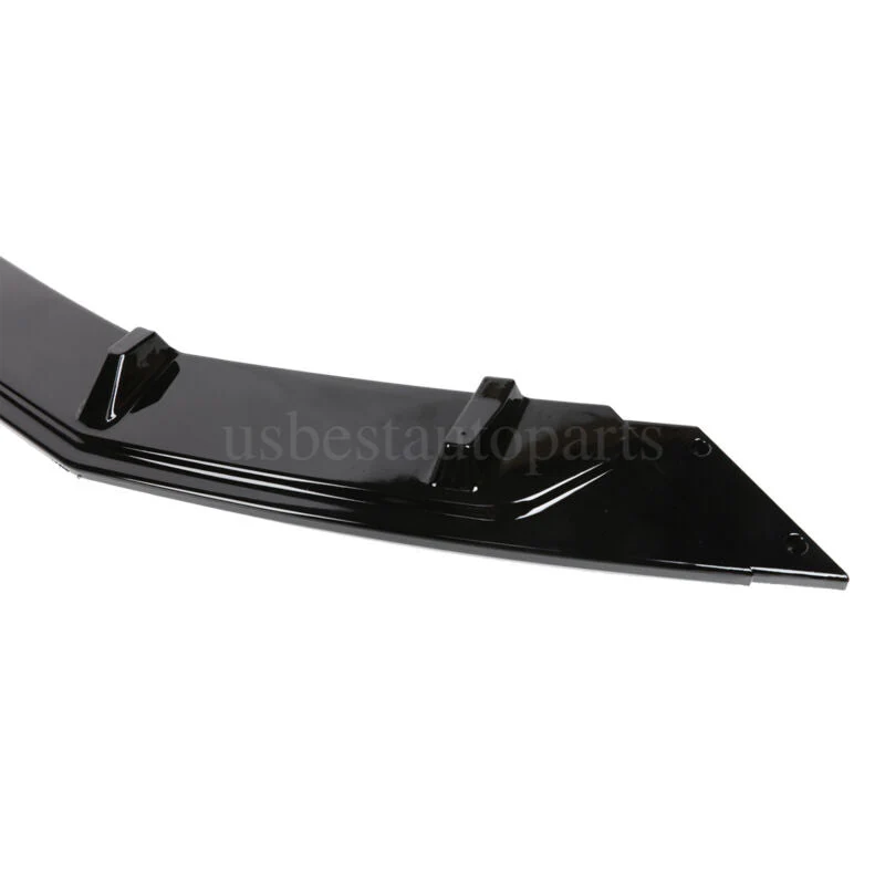 Glossy Black Front Bumper Lip For Honda Accord Sedan 2018-2020 - Image 4