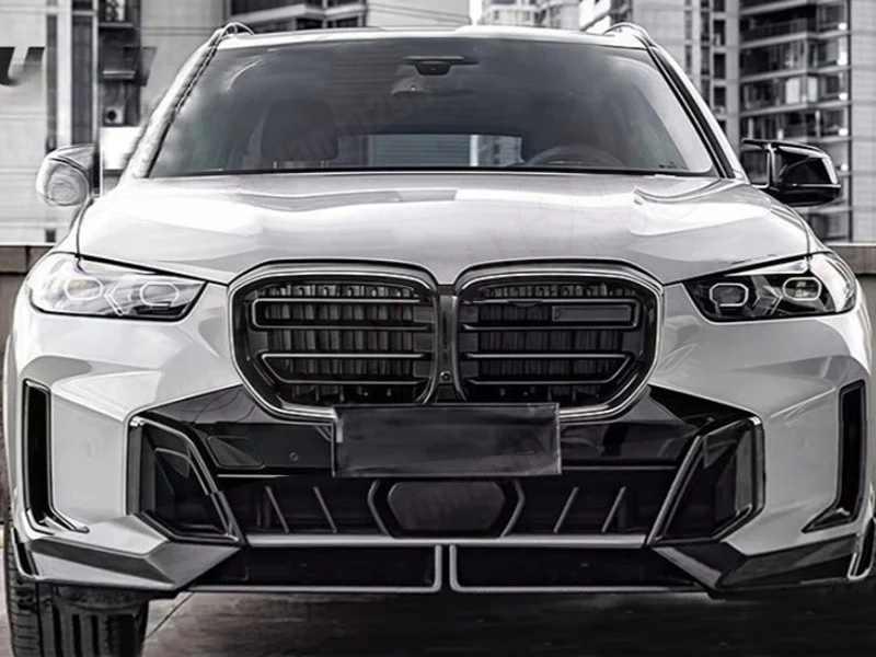 Glossy Black Front Grille Bumper Kidney Grill w/ LED Light For 2024-2026 BMW X5 G05 - Image 2