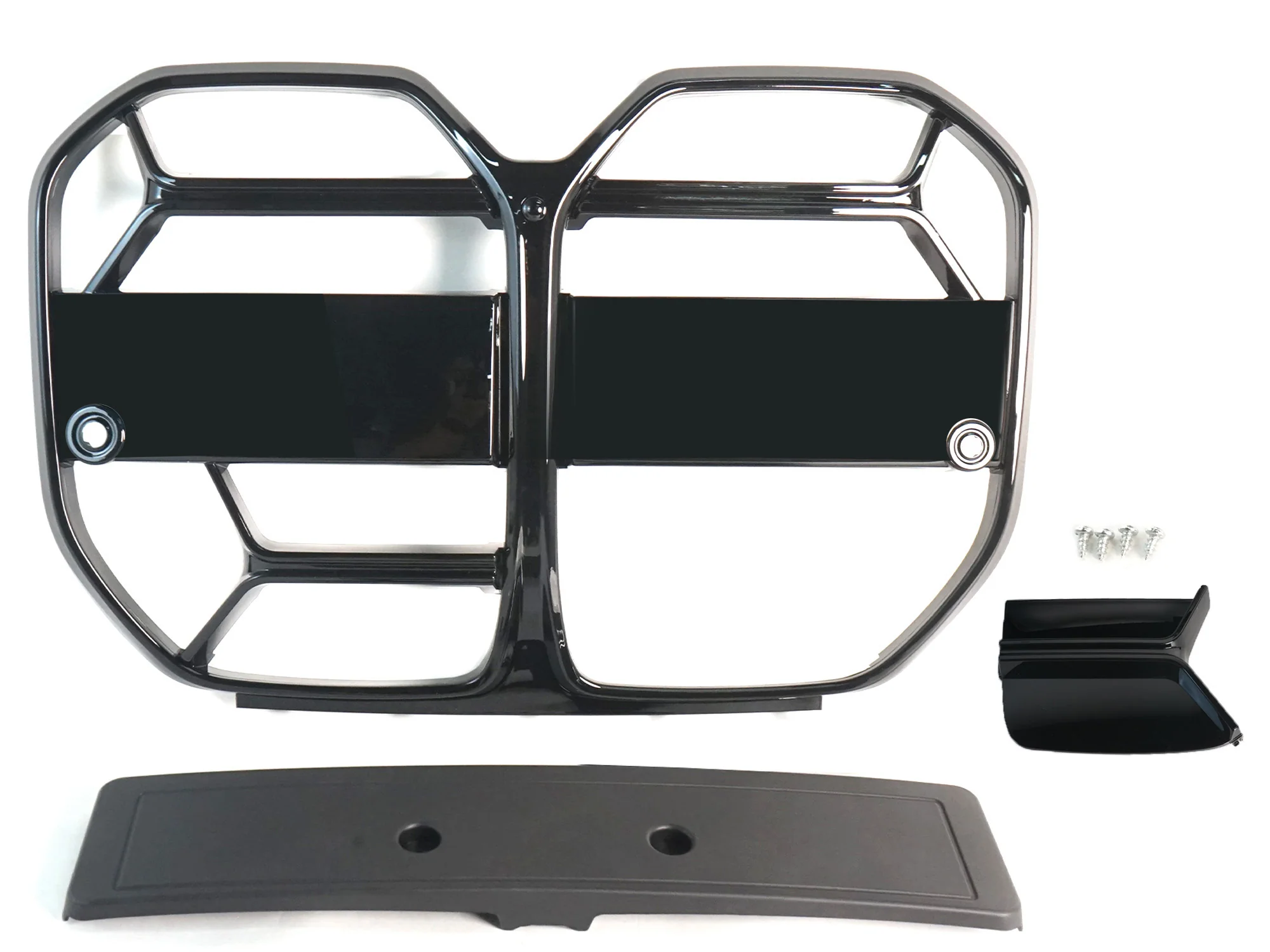 Glossy Black Front Grille Grill W/ACC For BMW 4 Series G26 430i M440i Gran Coupe (NOT FIT I4) - Image 4
