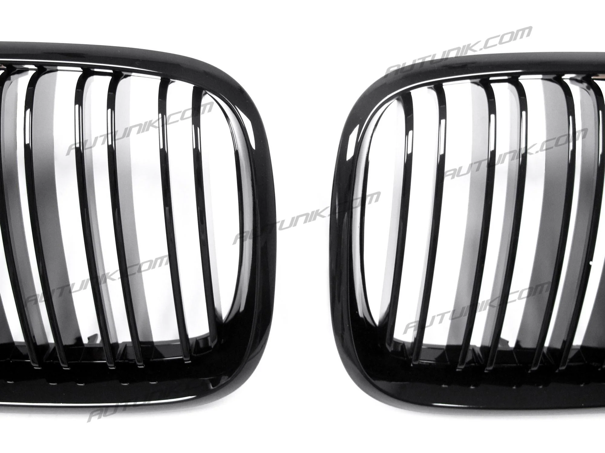 Black Dual Slats Front Kidney Grille for BMW E70 X5 E71 X6 2007-2013 - Image 10
