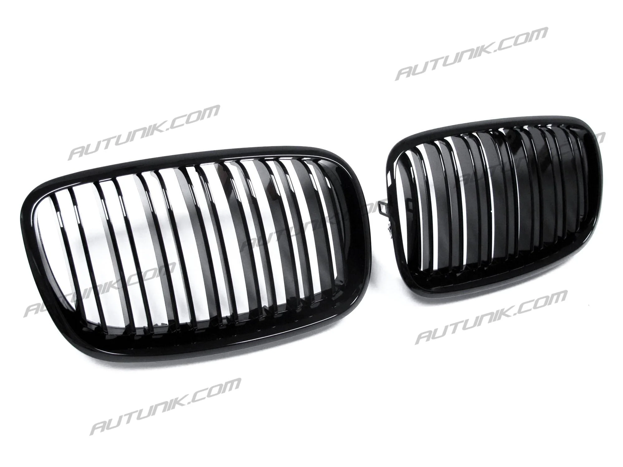 Black Dual Slats Front Kidney Grille for BMW E70 X5 E71 X6 2007-2013 - Image 7