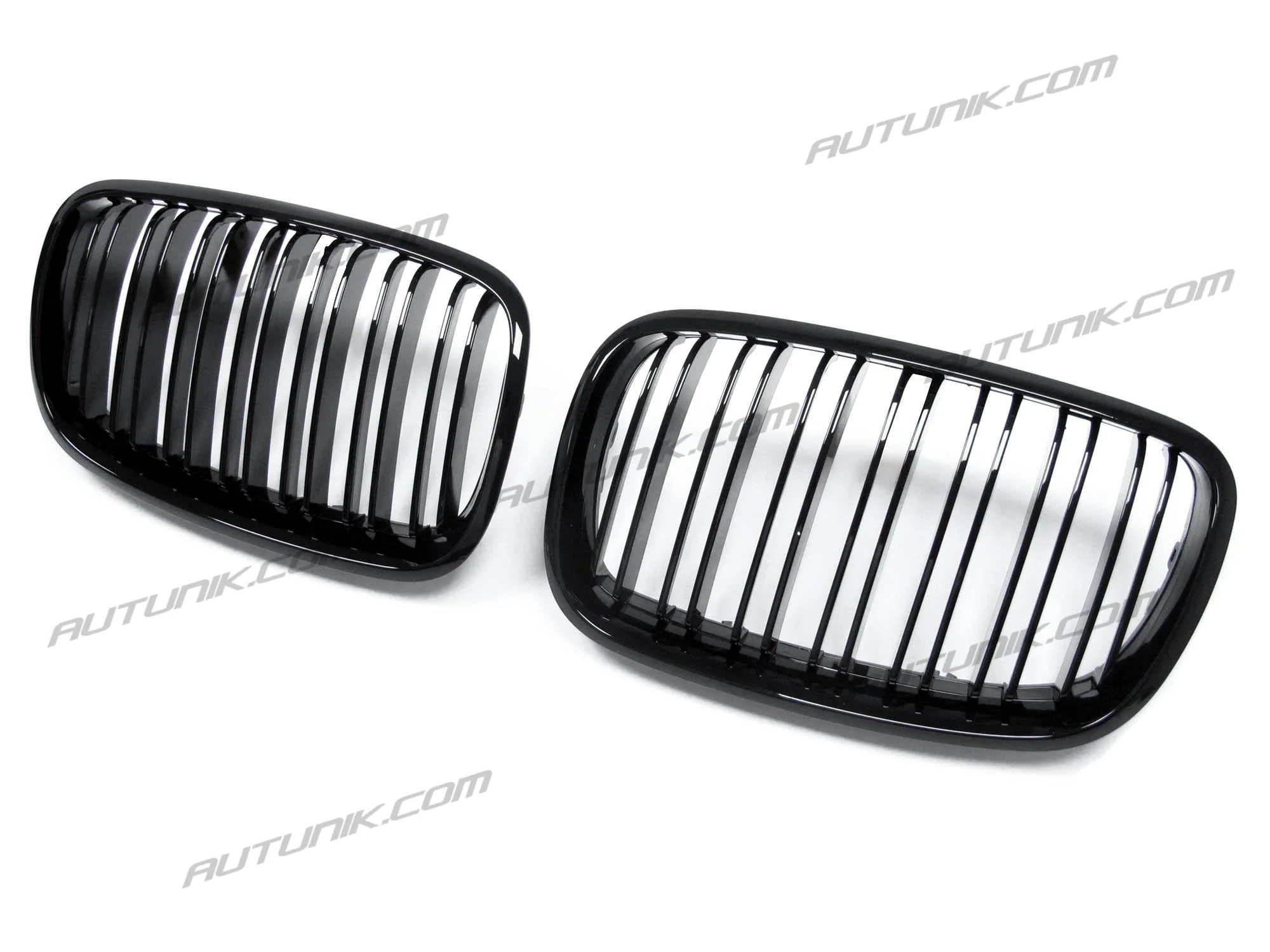 Black Dual Slats Front Kidney Grille for BMW E70 X5 E71 X6 2007-2013 - Image 8